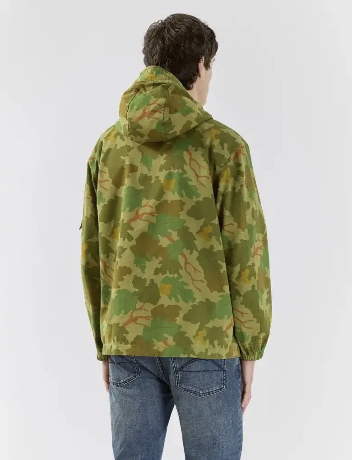 Oasis Liam gallagher Prettygreen leaf camo anorak jacket