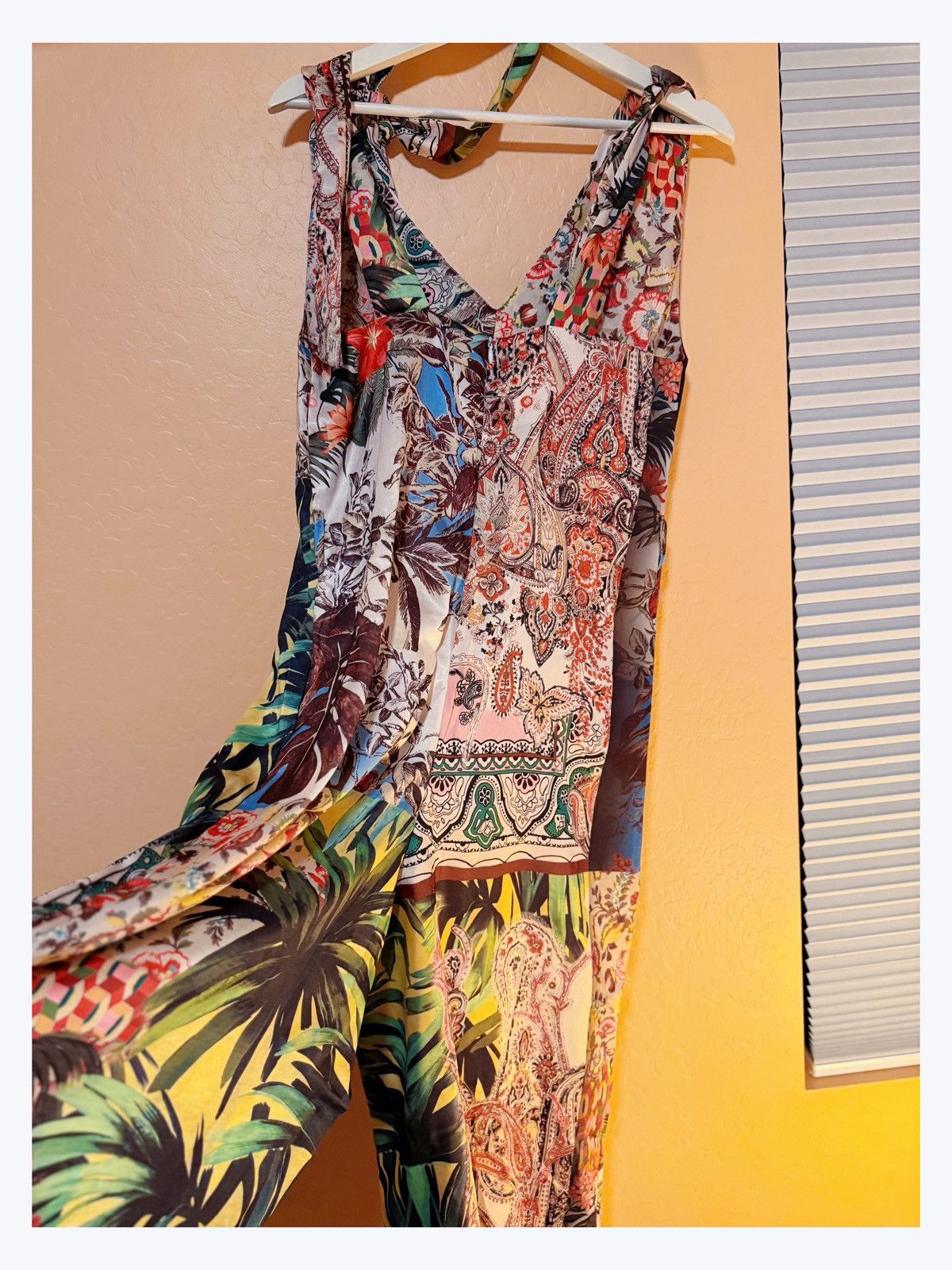 Other Boho Tropical Patchwork Jumpsuit – Size L (NWT without tag) Size 34" / US 12 / IT 48 - 9 Thumbnail