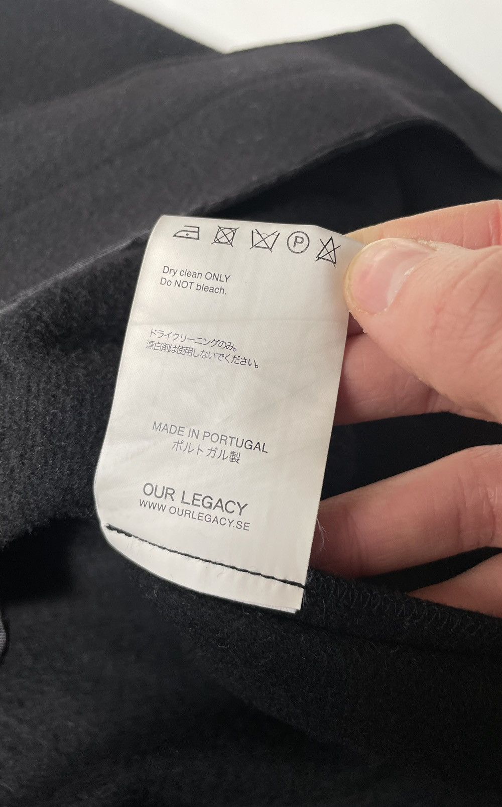 Our Legacy Boxy Fit Black Wool Overcoat Size US S / EU 44-46 / 1 - 8 Thumbnail