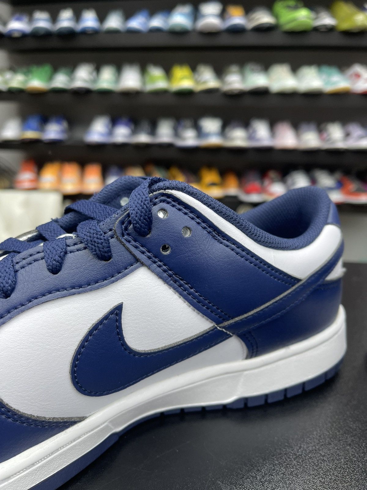 Nike Size 12 - Nike Dunk Low Midnight Navy Size US 12 / EU 45 - 5 Thumbnail