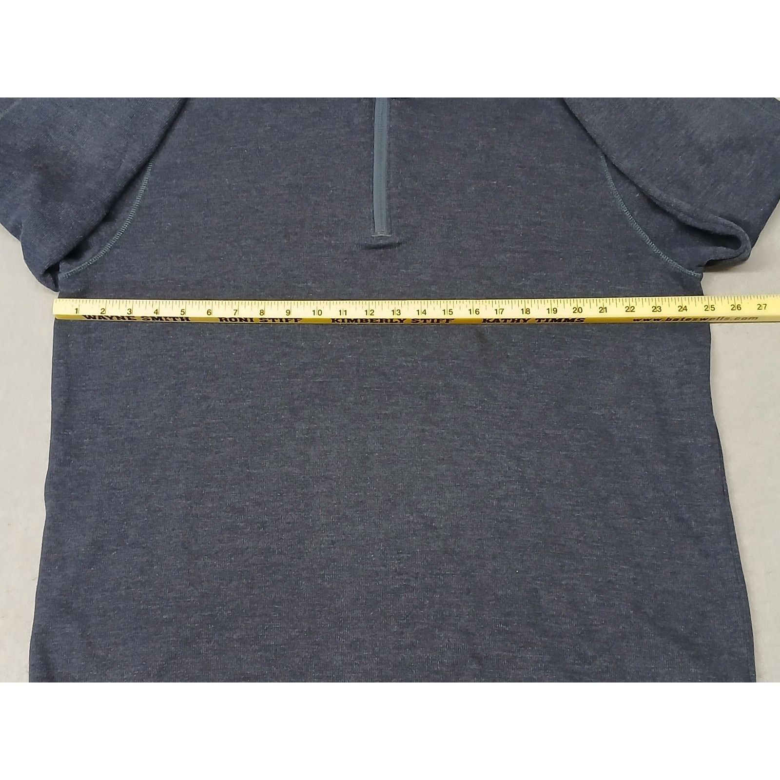 Eddie Bauer Eddie Bauer (XL) Men's Blue Full-Zip Mock Neck Sweatshirt Size US XL / EU 56 / 4 - 3 Thumbnail