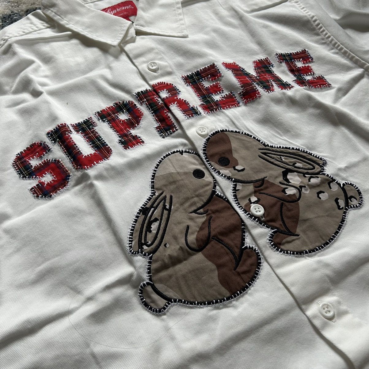 Supreme SPRiNG SUMMER 2023 BUNNiES SHORT SLEEVE WORK SHiRT CANVAS Size US S / EU 44-46 / 1 - 3 Thumbnail