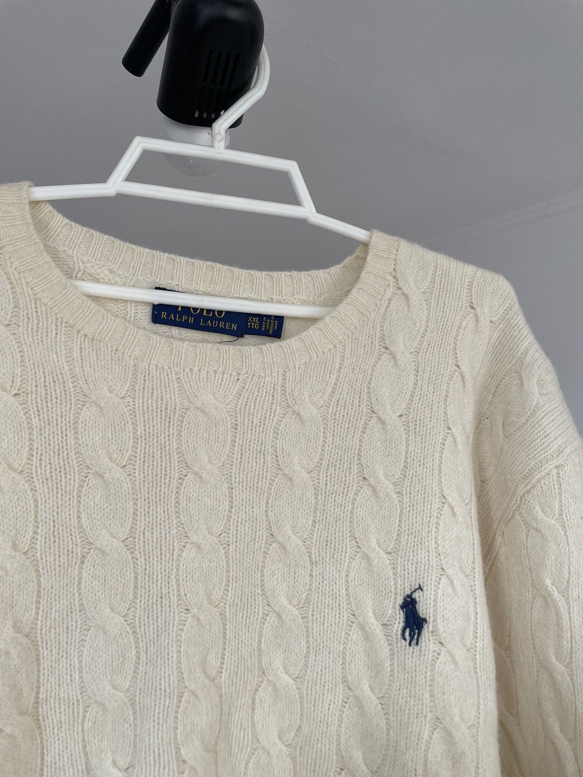 Polo Ralph Lauren Rare🔥 Cashmere Polo Sweater Size US XL / EU 56 / 4 - 4 Thumbnail
