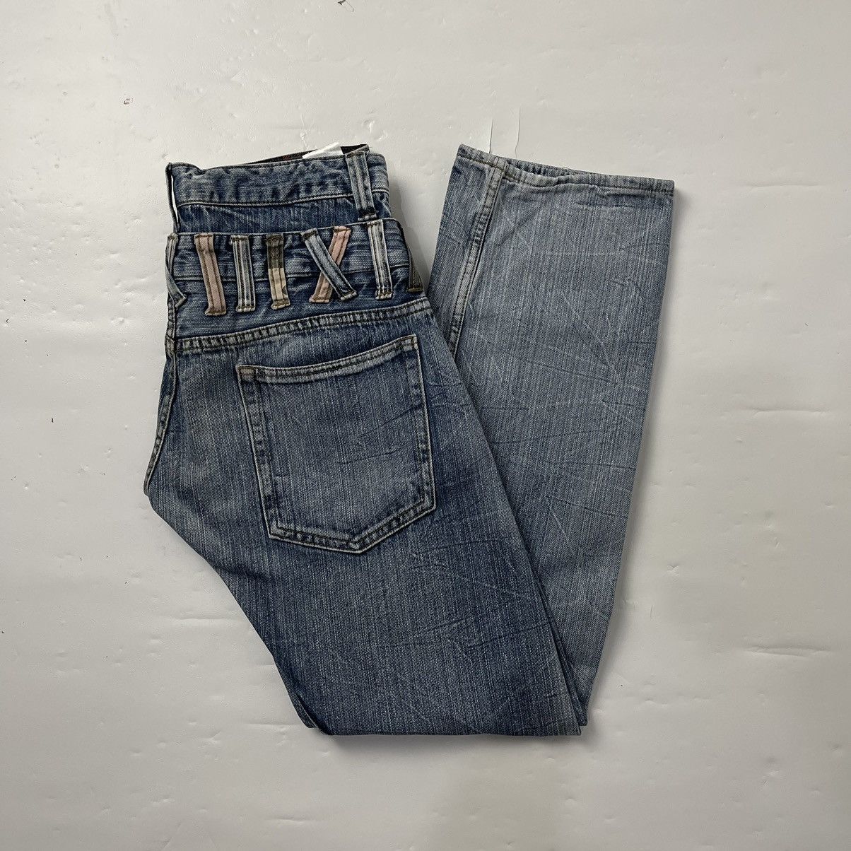 Hysteric Glamour × Japanese Brand Japanese memory special Double Waist distressed Size US 30 / EU 46 - 8 Thumbnail