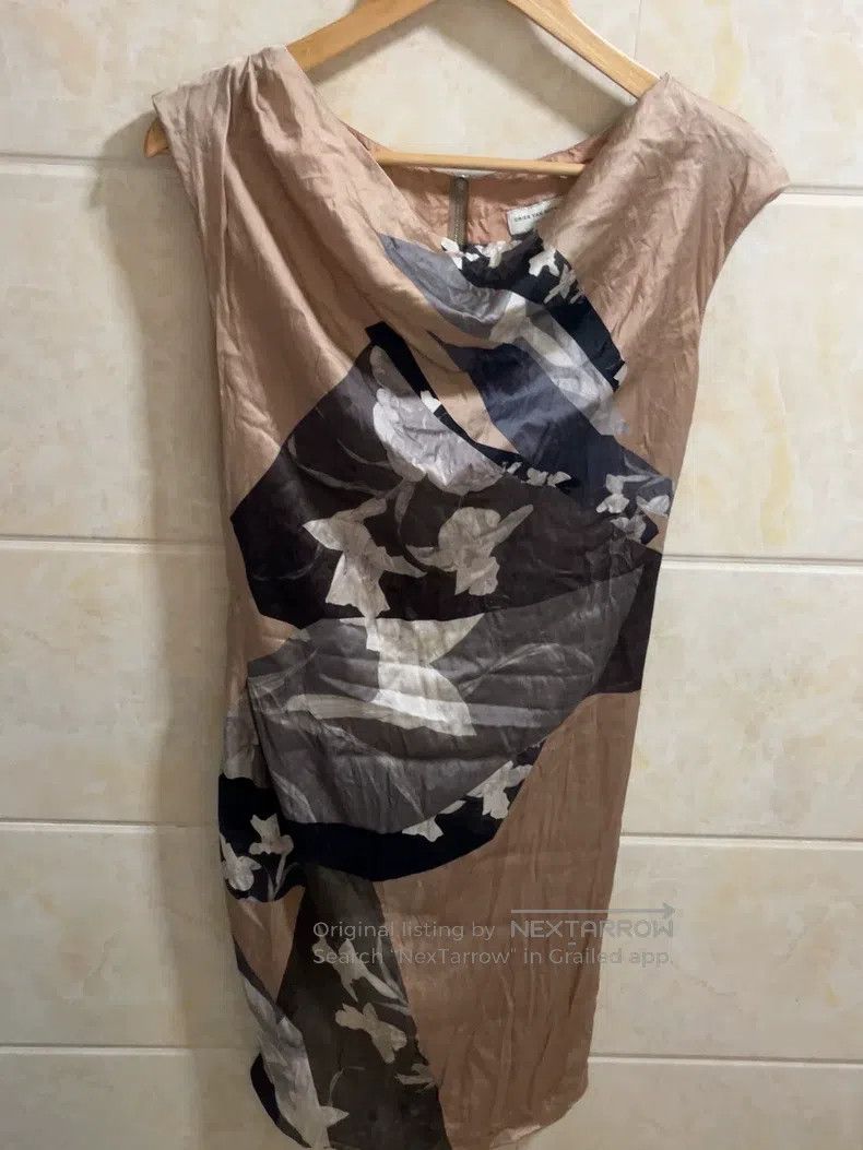 Dries Van Noten Dries Van Noten size:36 Silk Printed Dress Size S / US 4 / IT 40 - 2 Thumbnail