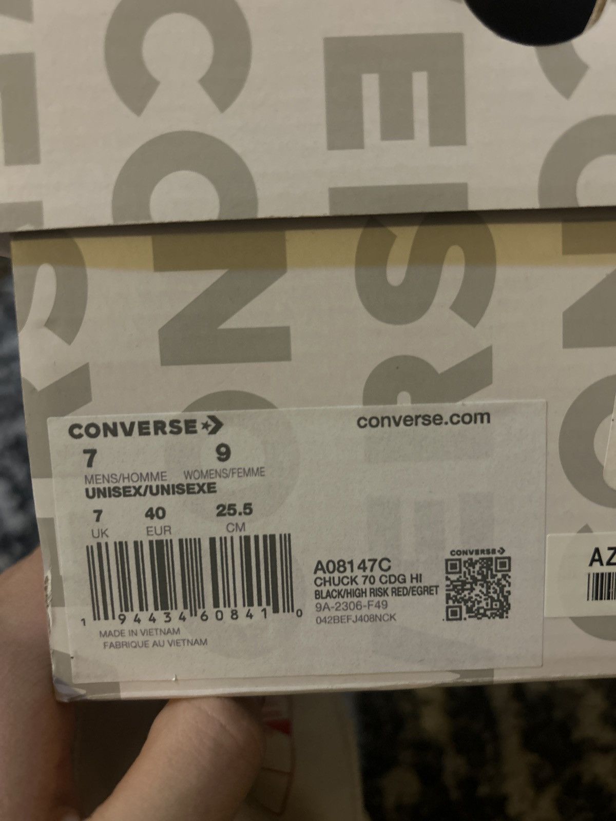 Comme des Garcons PLAY COMME des GARÇONS PLAY Converse Chuck 70 Heart Sneakers Size US 9 / IT 39 - 4 Thumbnail