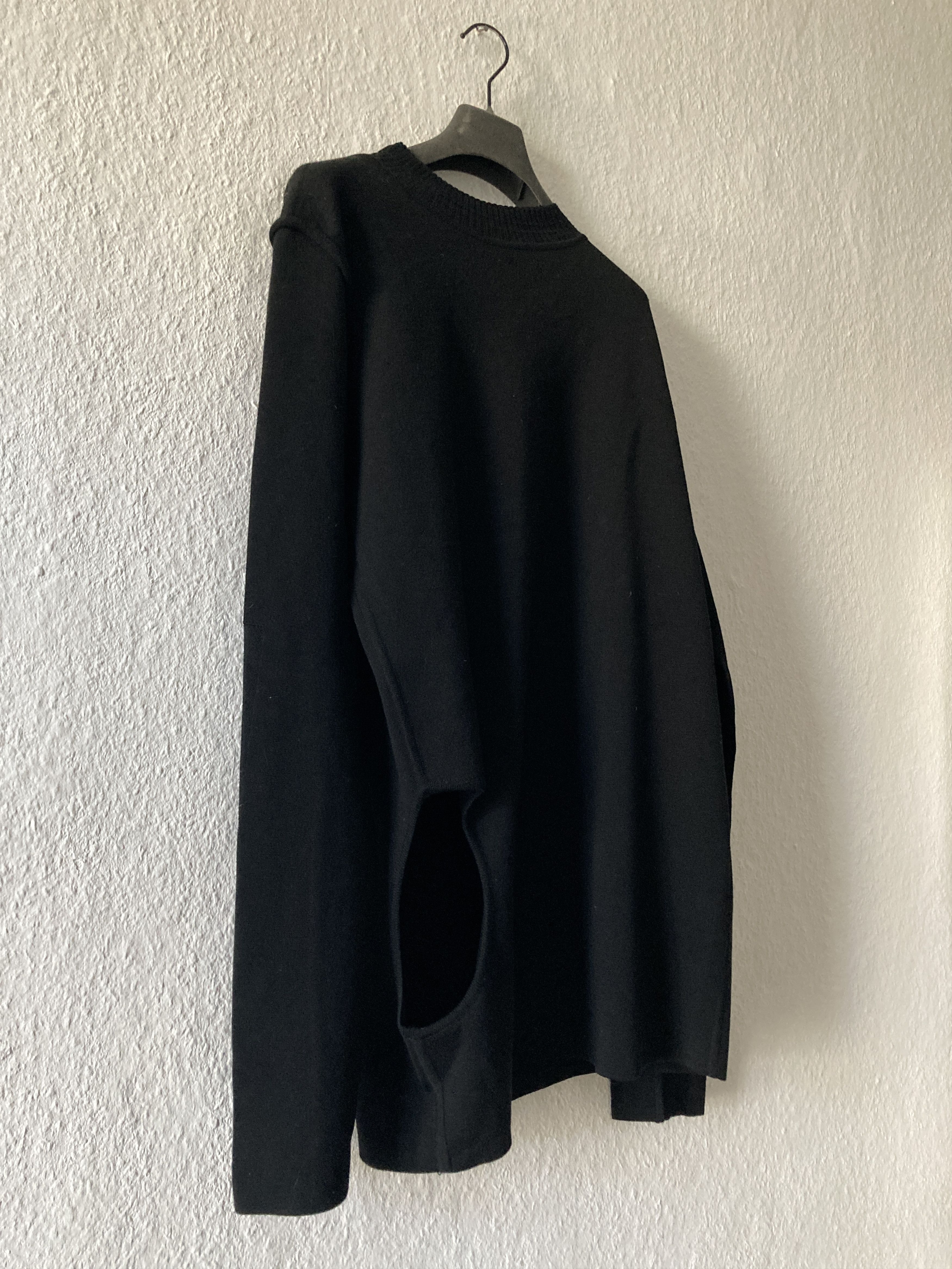 Rick Owens F/W 17 „GLITTER“ Black Subhuman Weakling Wool Knit L Size US L / EU 52-54 / 3 - 11 Thumbnail