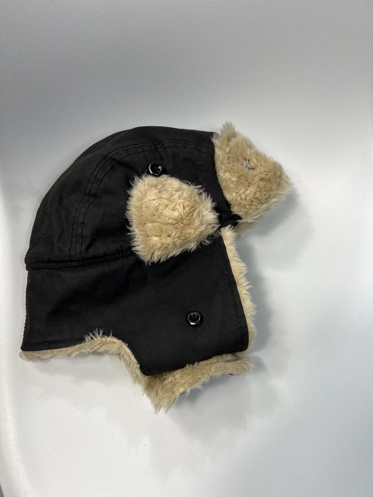 New York Yankees New Era Yankees Dog Ear Trapper Hat Faux Fur Flaps 57cm Fit Size ONE SIZE - 2 Thumbnail