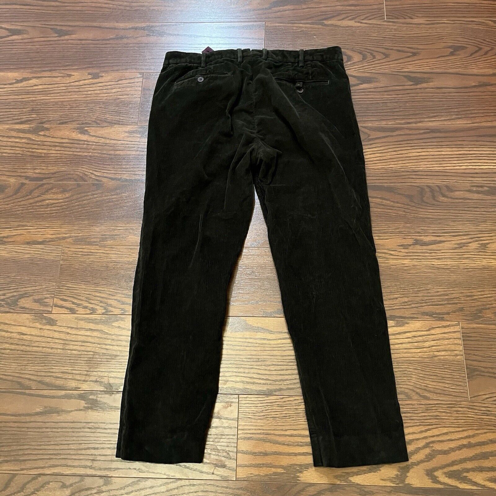 Purdey PURDEY Dark Green Corduroy Cotton Trousers Size 36 Size US 36 / EU 52 - 2 Thumbnail