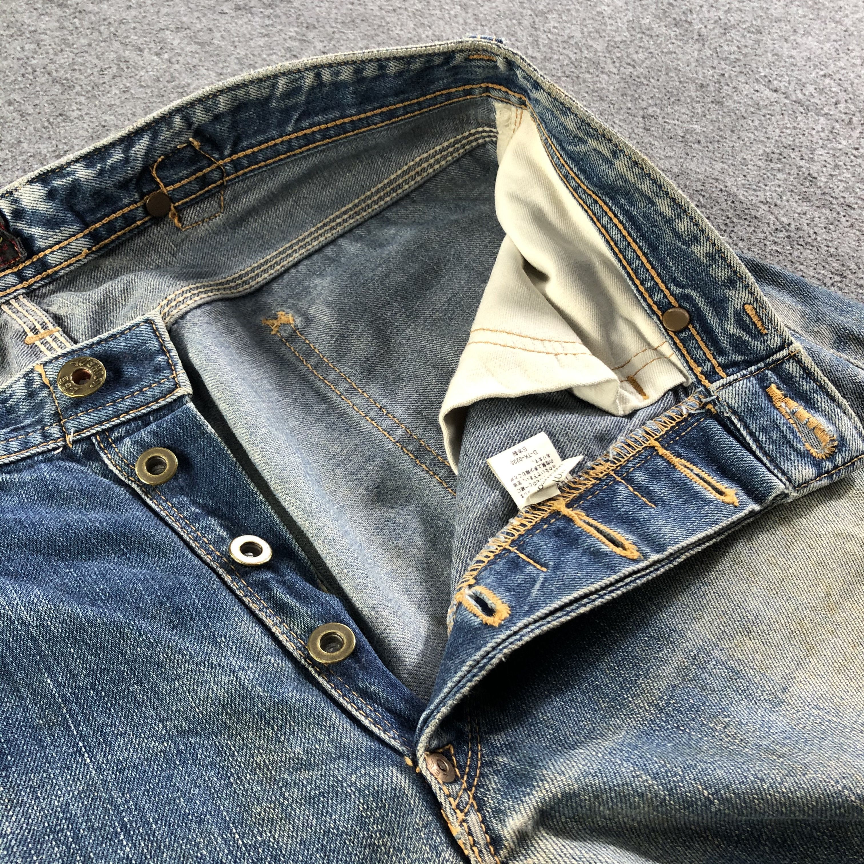 Lee Vintage Blue Wash Lee Jeans-J2961 Size US 32 / EU 48 - 8 Thumbnail
