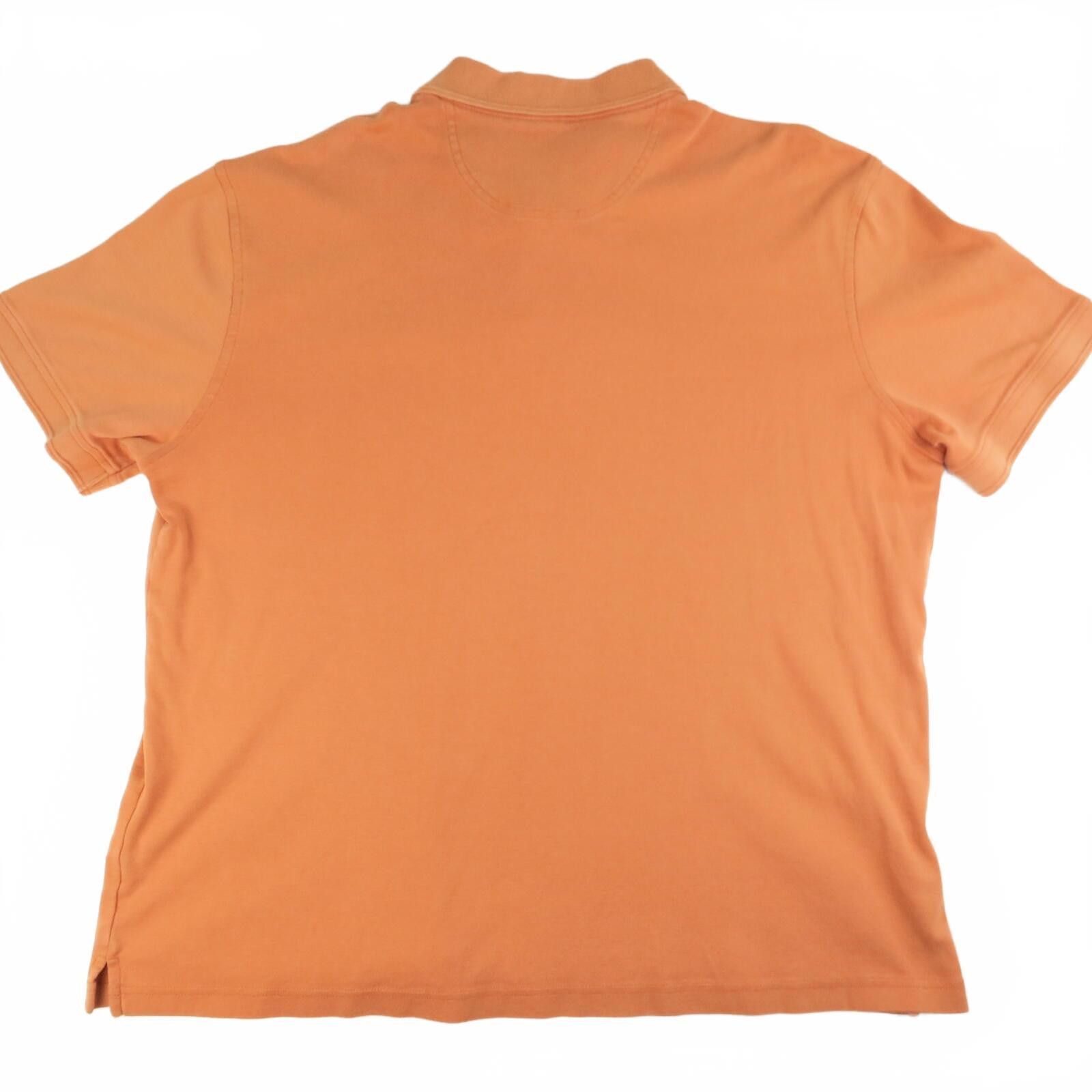 Van Heusen Van Heusen Men's Orange Cotton Polo Shirt Size XL Size US XL / EU 56 / 4 - 5 Thumbnail