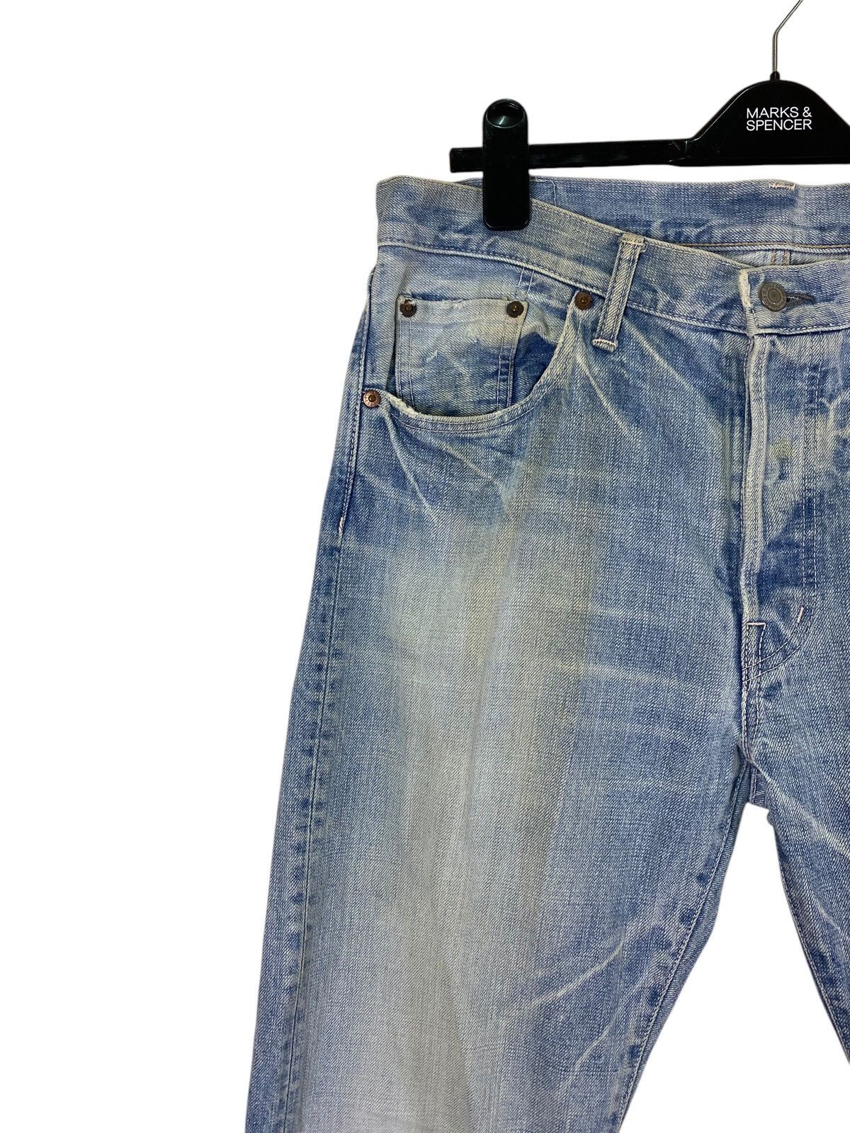 Spellbound Japanese Brand Spellbound Distressed Flare Jeans Size US 36 / EU 52 - 3 Thumbnail