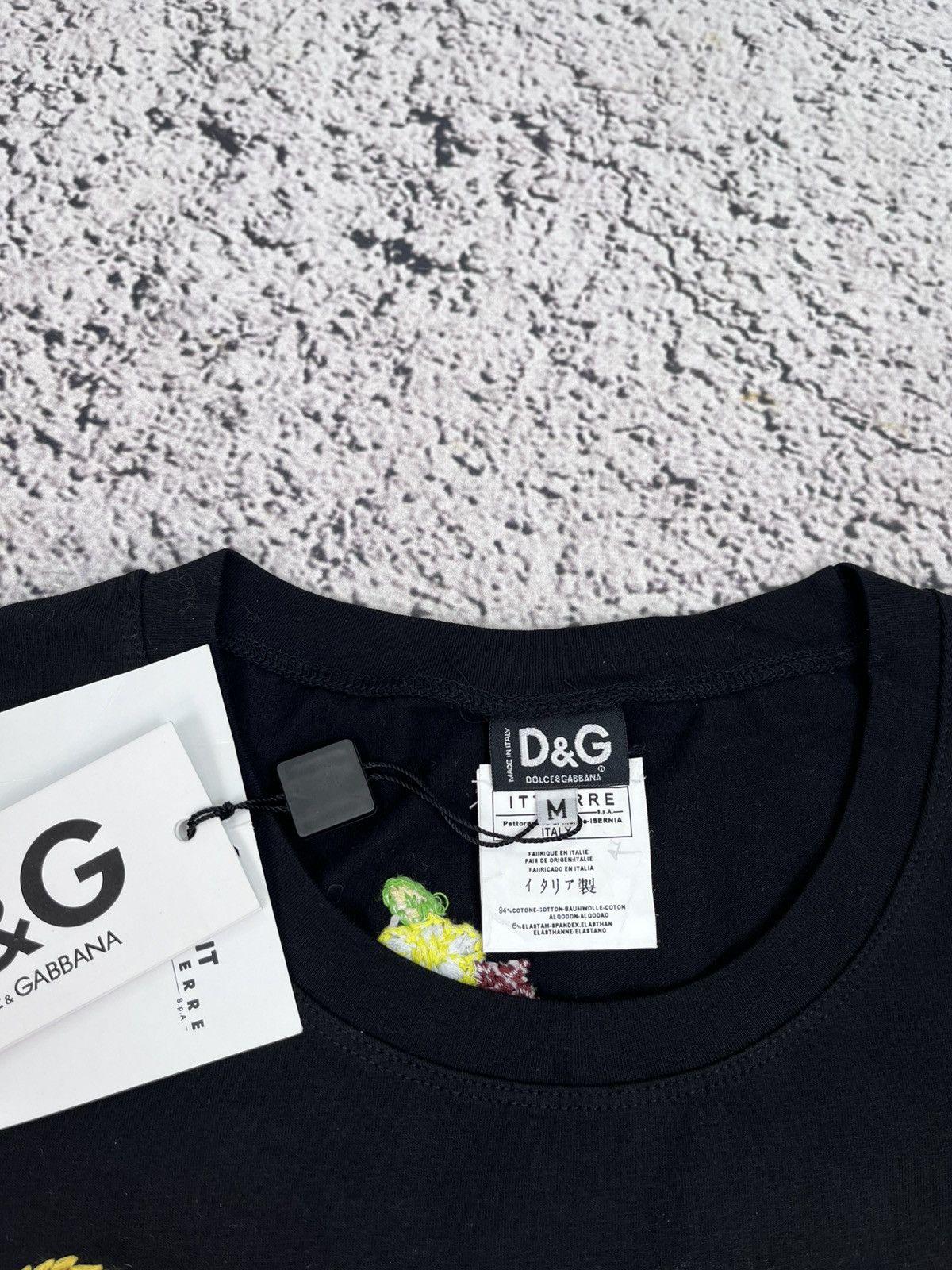 Dolce & Gabbana NWT Dolce&Gabbana Amazing Embroidered Floral Logo TShirt Size M / US 6-8 / IT 42-44 - 5 Thumbnail