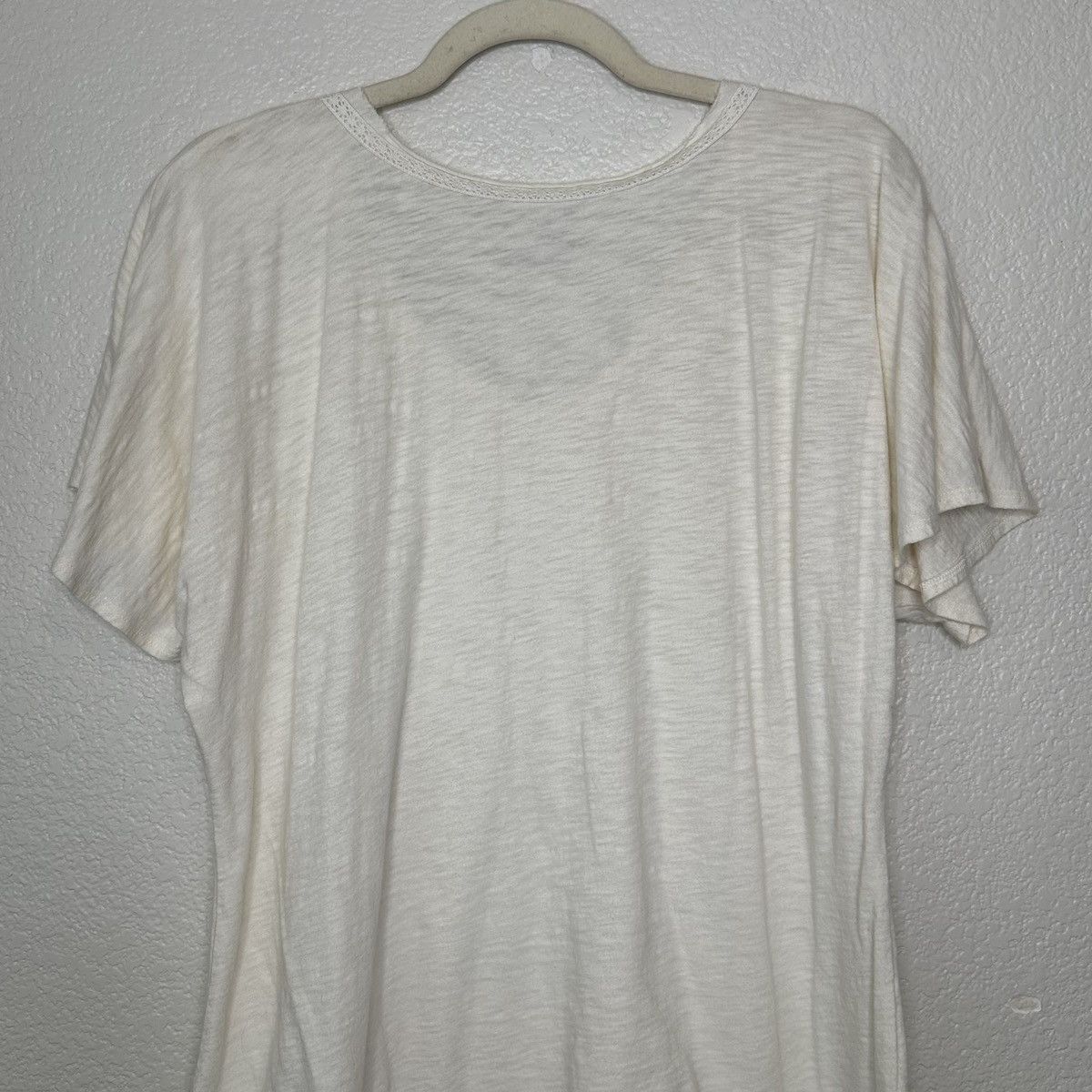 Other Lane Bryant Pleated Beaded Neck Short Sleeves Top Size XL / US 12-14 / IT 48-50 - 7 Thumbnail