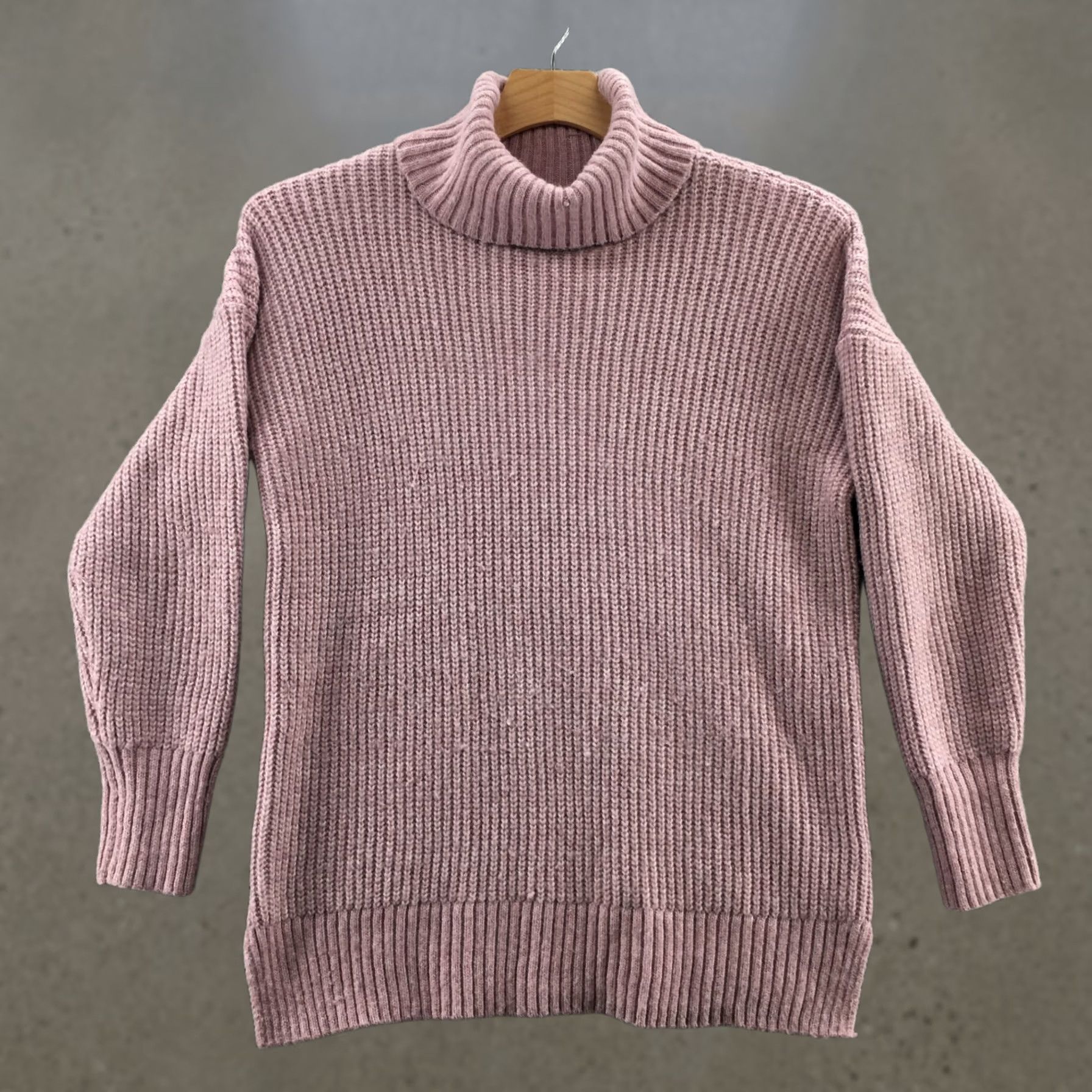 Nine West Nine West Sweater Womens L Pink Turtle Neck Long Sleeve Knitted Pull Over Casual Size L / US 10 / IT 46 - 1 Thumbnail