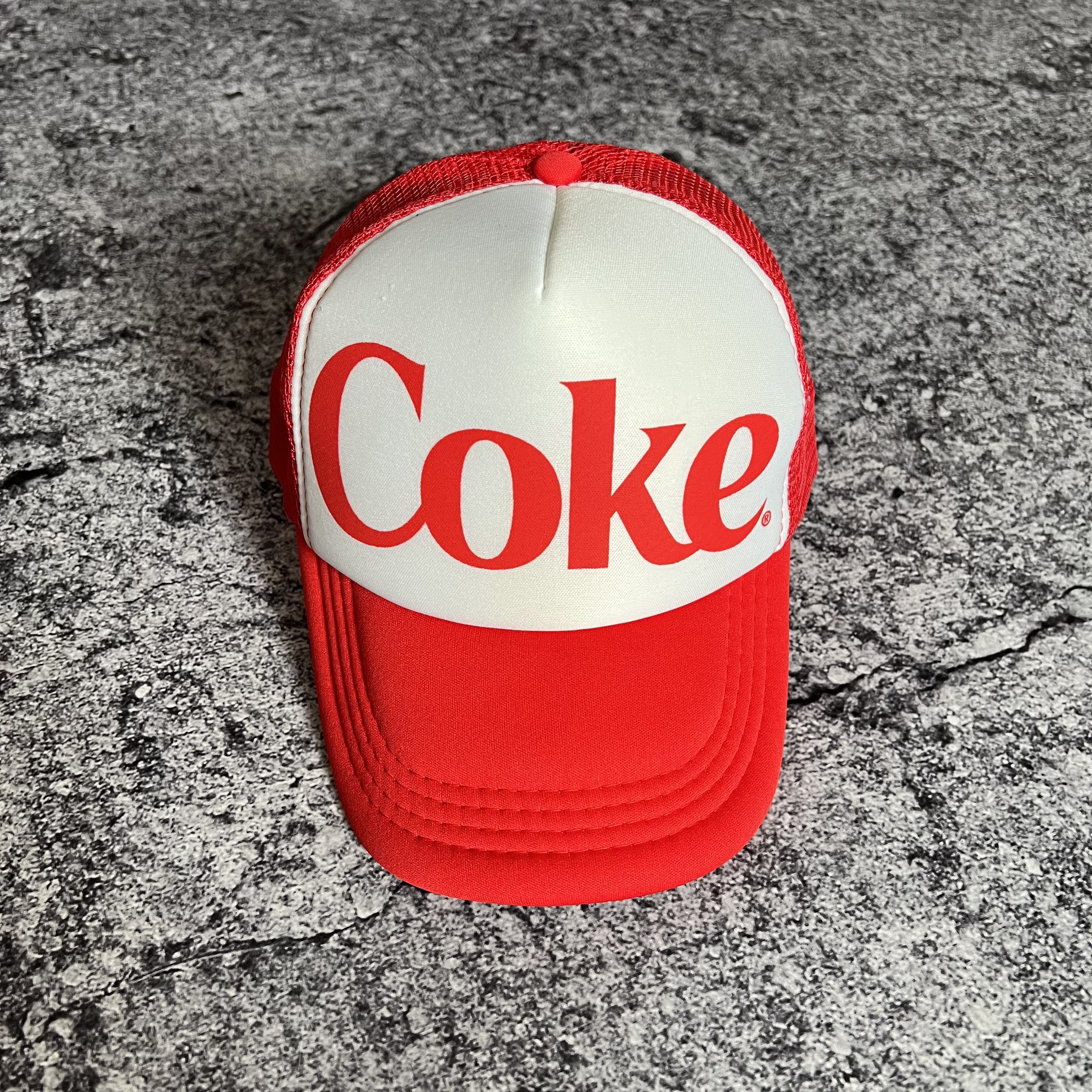 Coca Cola Vintage Coca Cola Trucker Cap Coke Big Logo Size One Size Size ONE SIZE - 3 Thumbnail