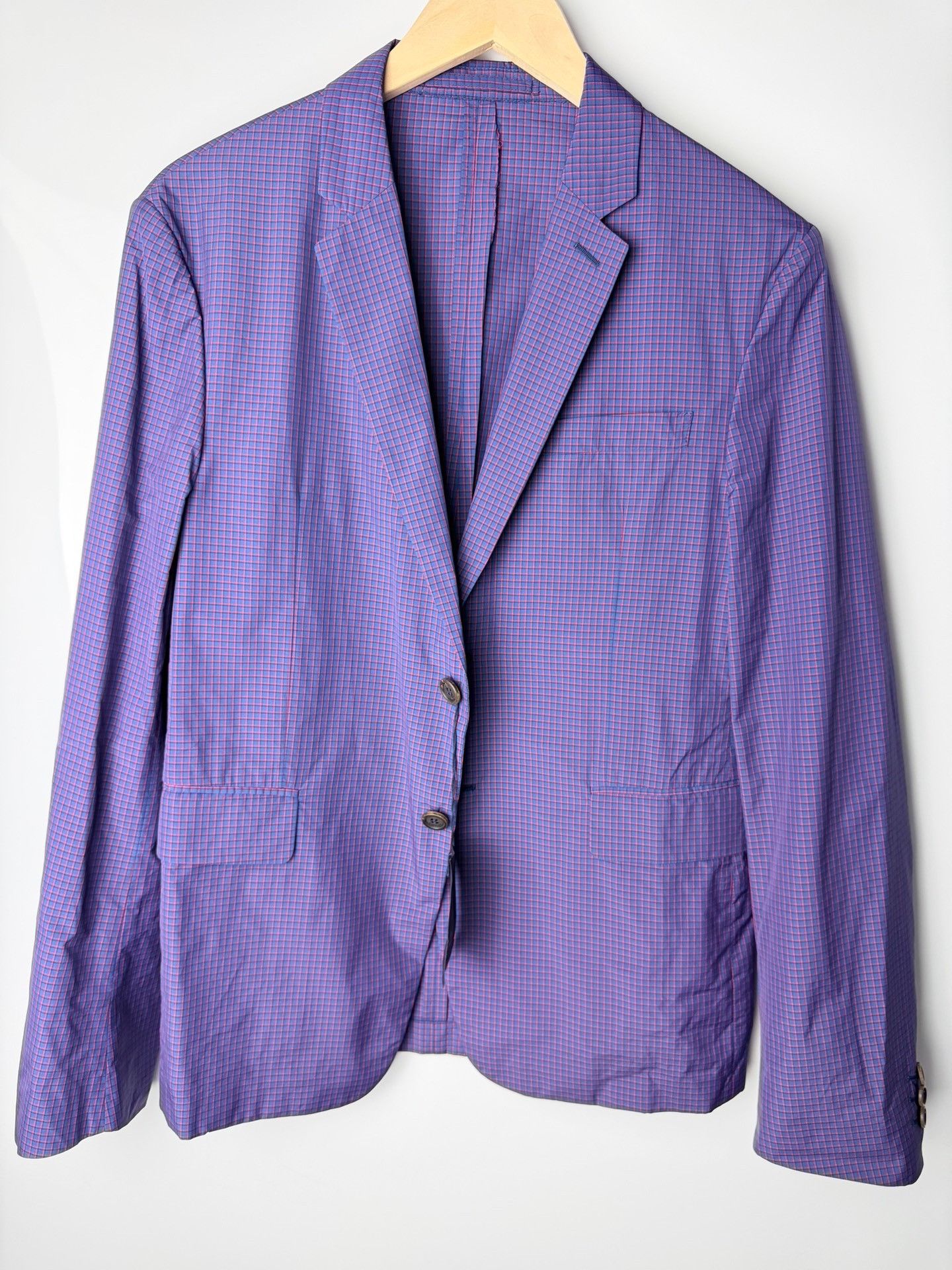 Prada Prada Plaid Purple Suit 40r Men Size 40R - 1 Thumbnail