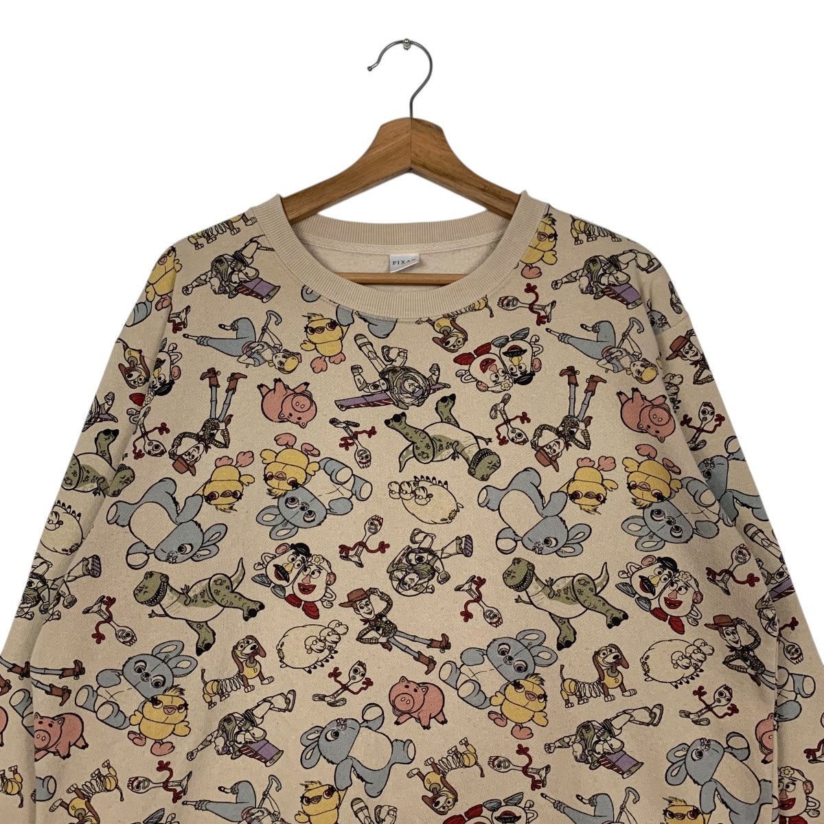 Anime PIXAR Cartoon Graphic Crewneck Sweatshirt #2947-C133 Size US L / EU 52-54 / 3 - 2 Thumbnail