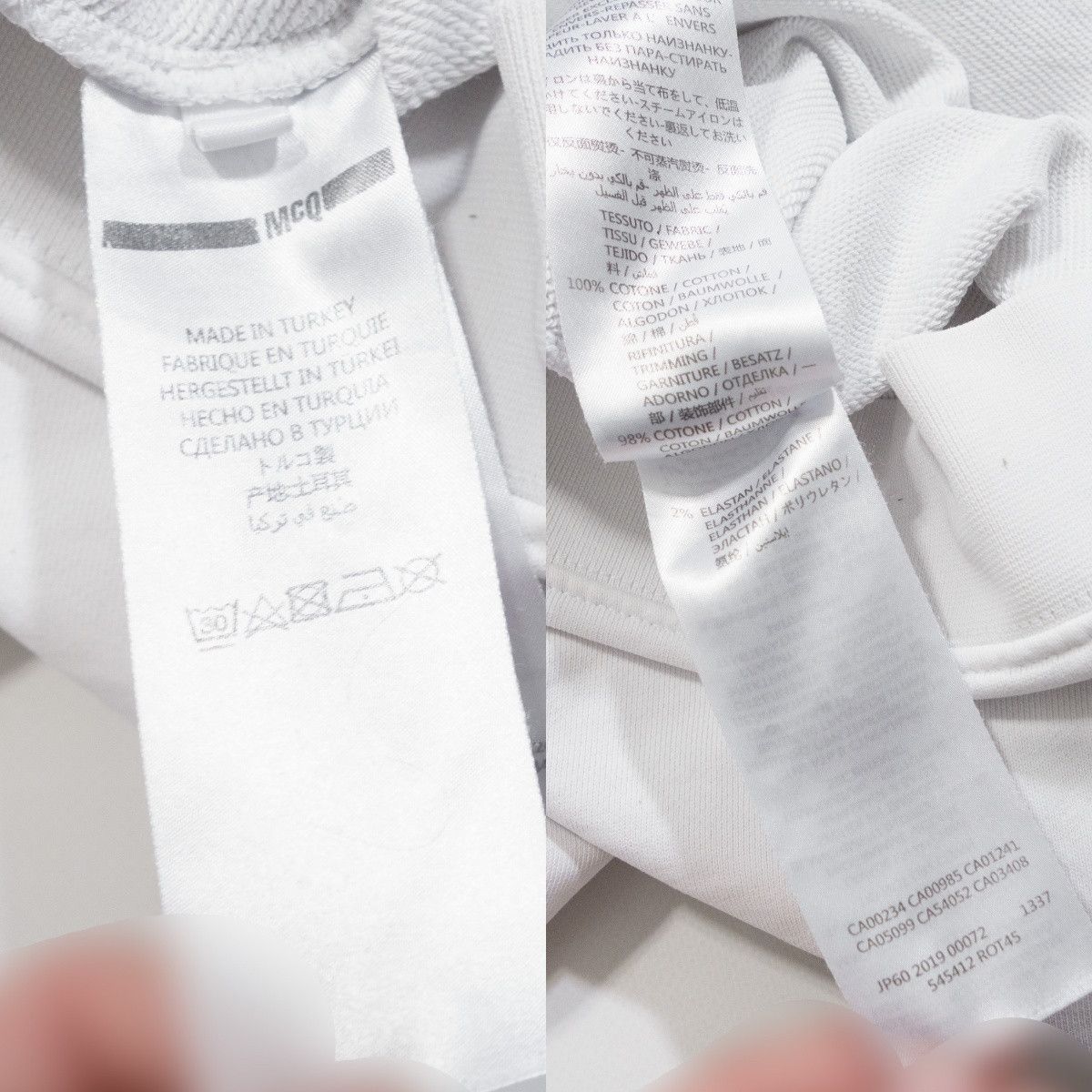 Alexander McQueen McQ Alexander McQueen "The Noise Club" Graphic Print Hoodie Size US S / EU 44-46 / 1 - 9 Thumbnail