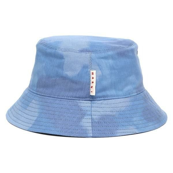 Marni o1mle1025 Size:L /Cloud Motif Bucket Hat / Cap in Azure Blue Size ONE SIZE - 1 Preview