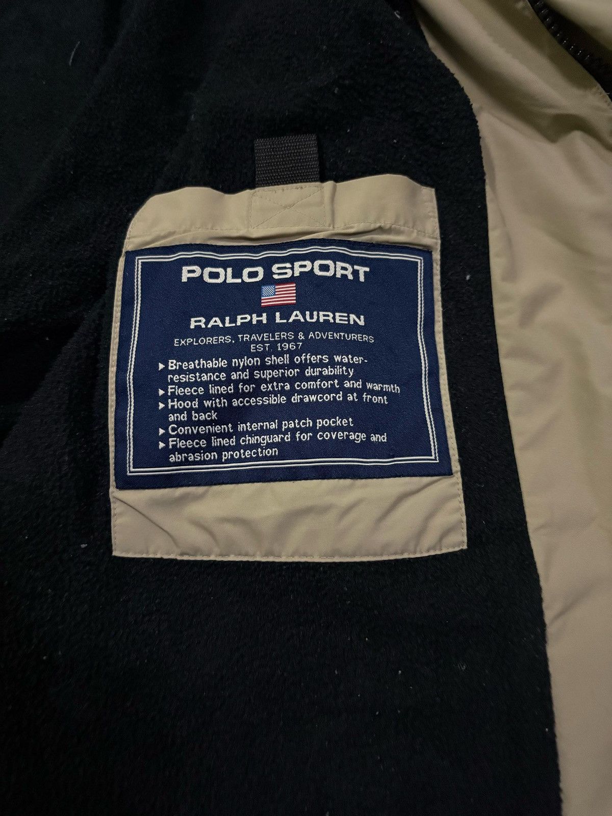 Polo Ralph Lauren × Vintage Vintage Polo Sport Ralph Lauren Light Jacket With Hooded Size US L / EU 52-54 / 3 - 15 Thumbnail