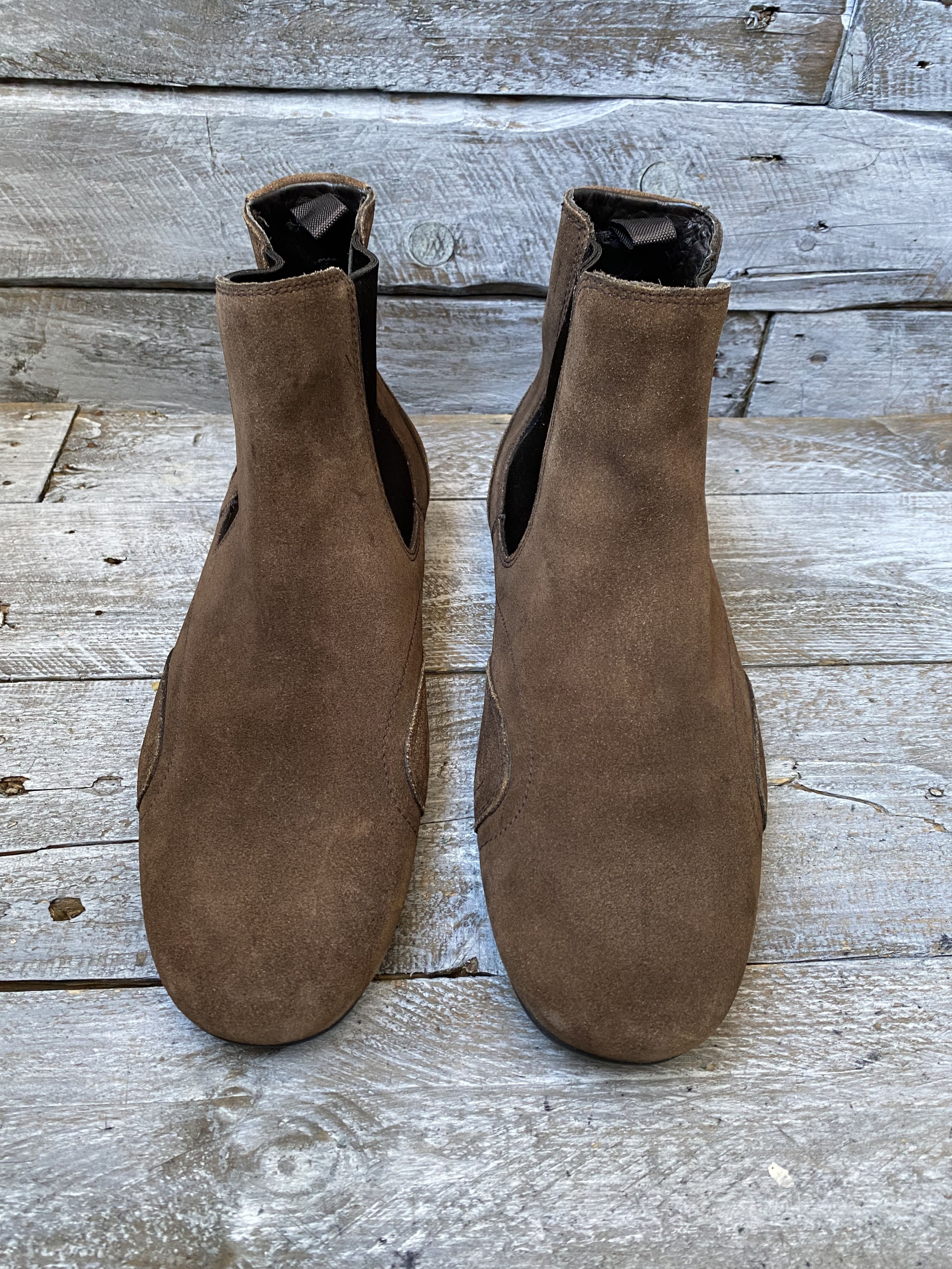 Prada Prada chelsea suede boots sz uk6.5 Size US 7.5 / EU 40-41 - 3 Thumbnail