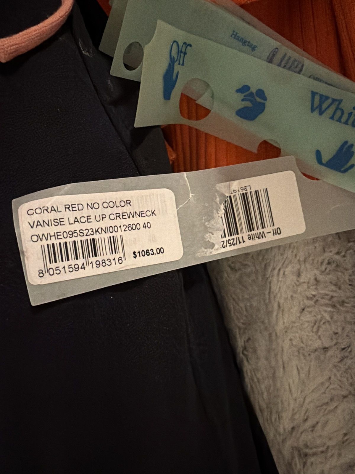 Off-White Off-White Vanise Lace Up Crewneck Size S / US 4 / IT 40 - 3 Thumbnail