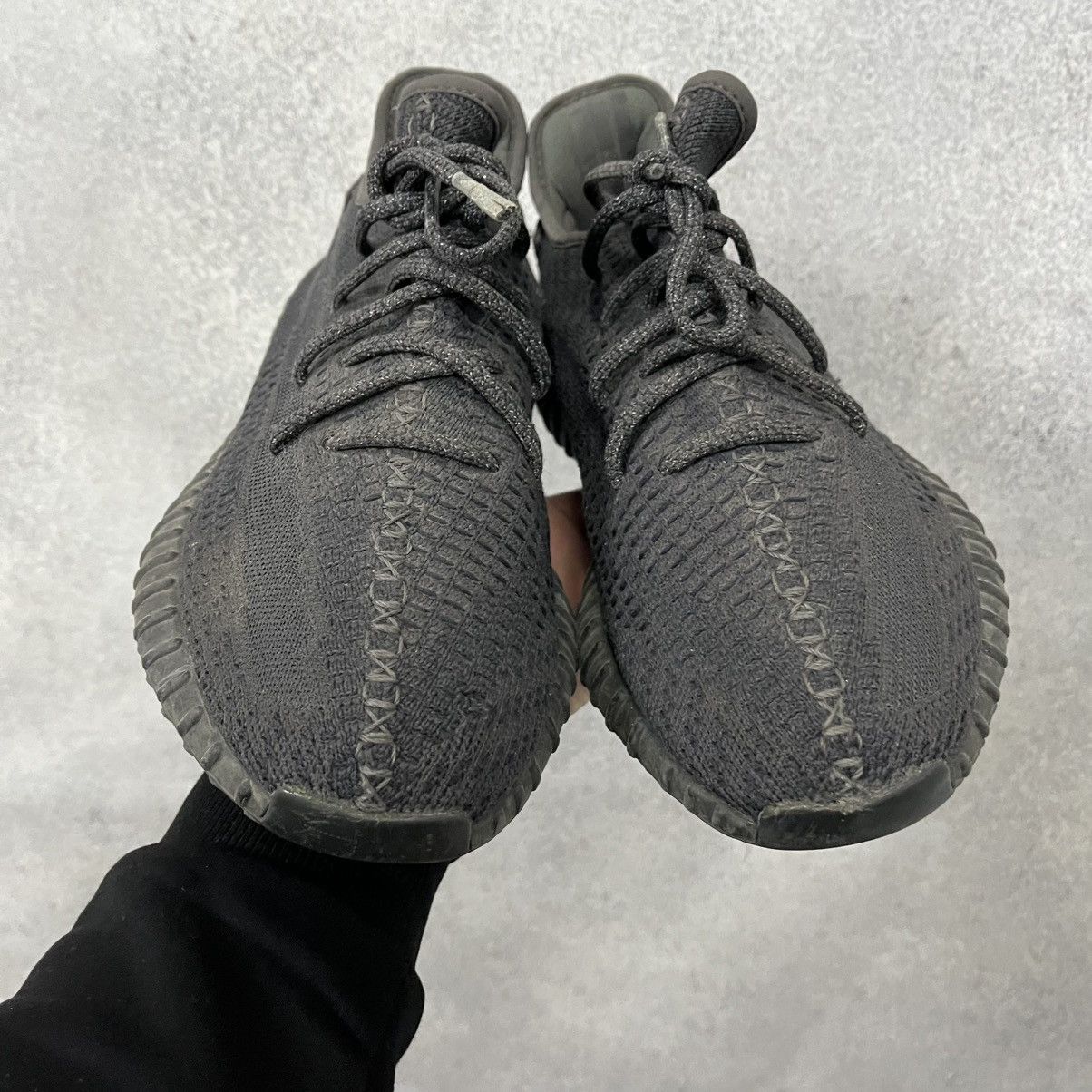 Yeezy Adidas Yeezy 350 V2 Static Black Size US 9.5 / EU 42-43 - 4 Thumbnail