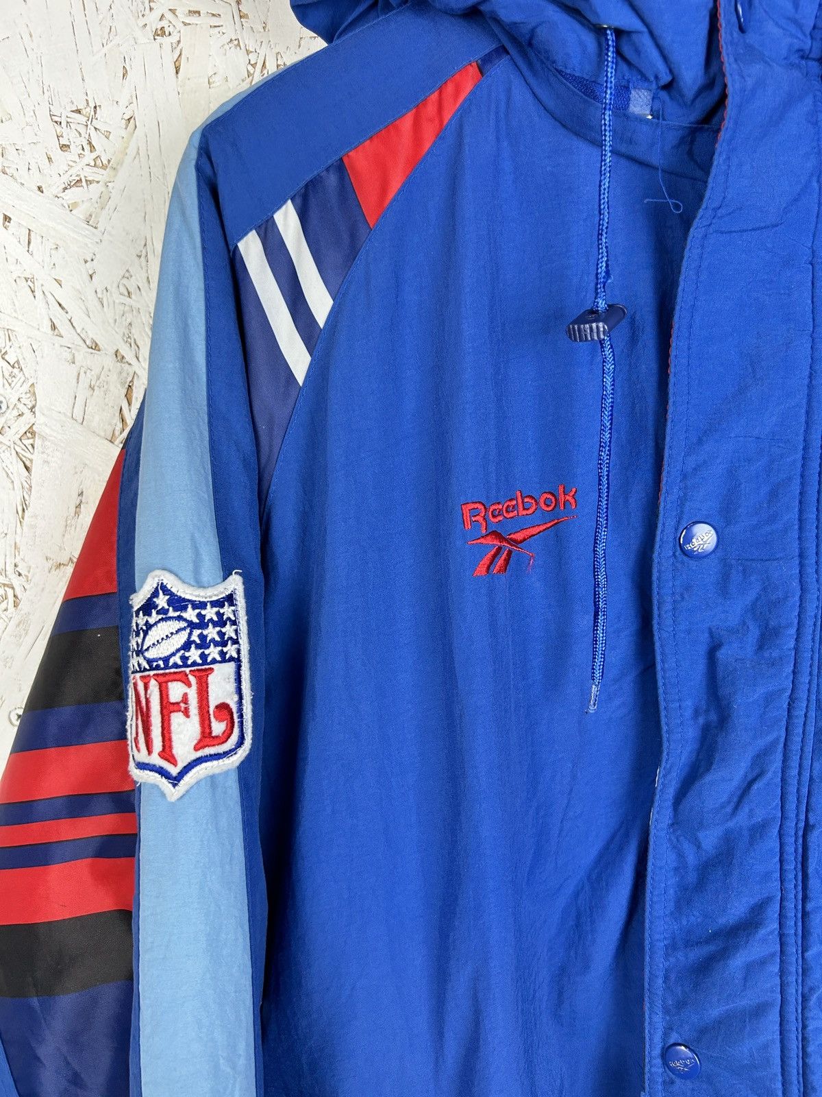 Reebok 90s Vintage Reebok Pro Line New York Giants Bomber Jacket L Size US L / EU 52-54 / 3 - 2 Thumbnail