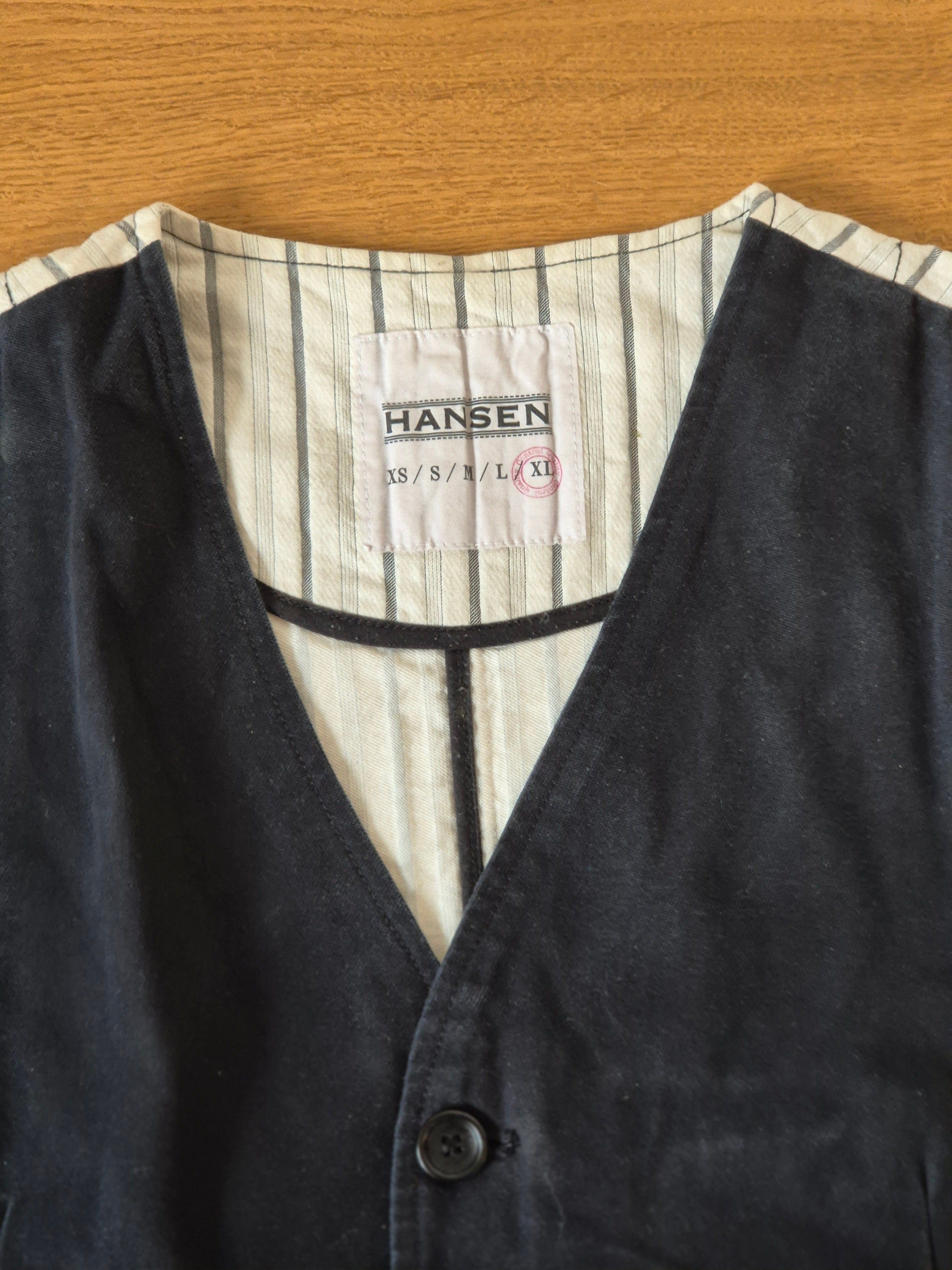 HANSEN Garments HANSEN Garments Black Waistcoat Size 46R - 2 Thumbnail