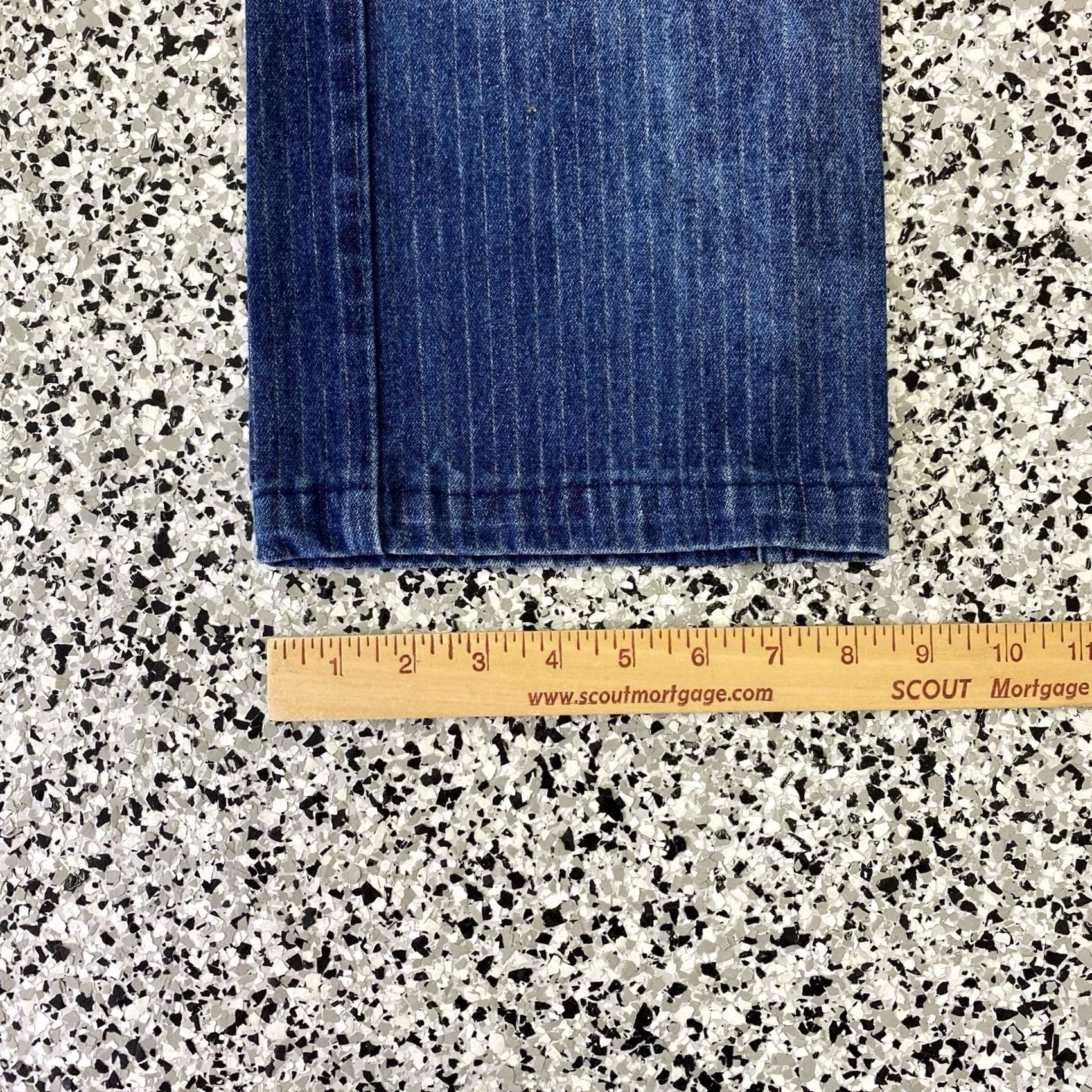 Vintage VINTAGE Sergio Valente Women's Jeans Striped High Rise Tapered Mom 32x36 Blue Denim 80s 90s Womens Size 24" / US 00 / IT 34 - 3 Thumbnail