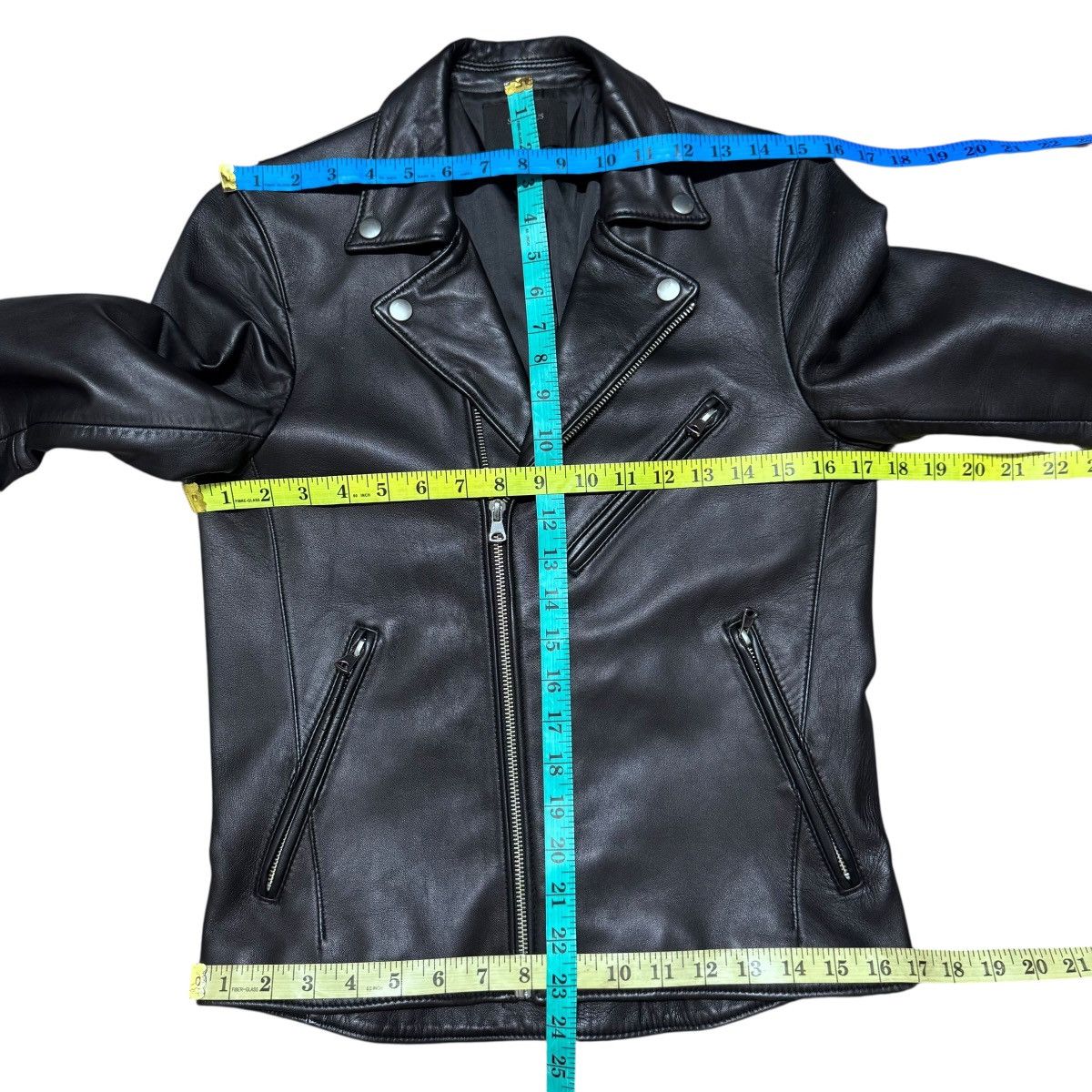 STUDIOUS Studious Japan Sheepskin Leather Biker Jacket Size US XS / EU 42 / 0 - 12 Thumbnail