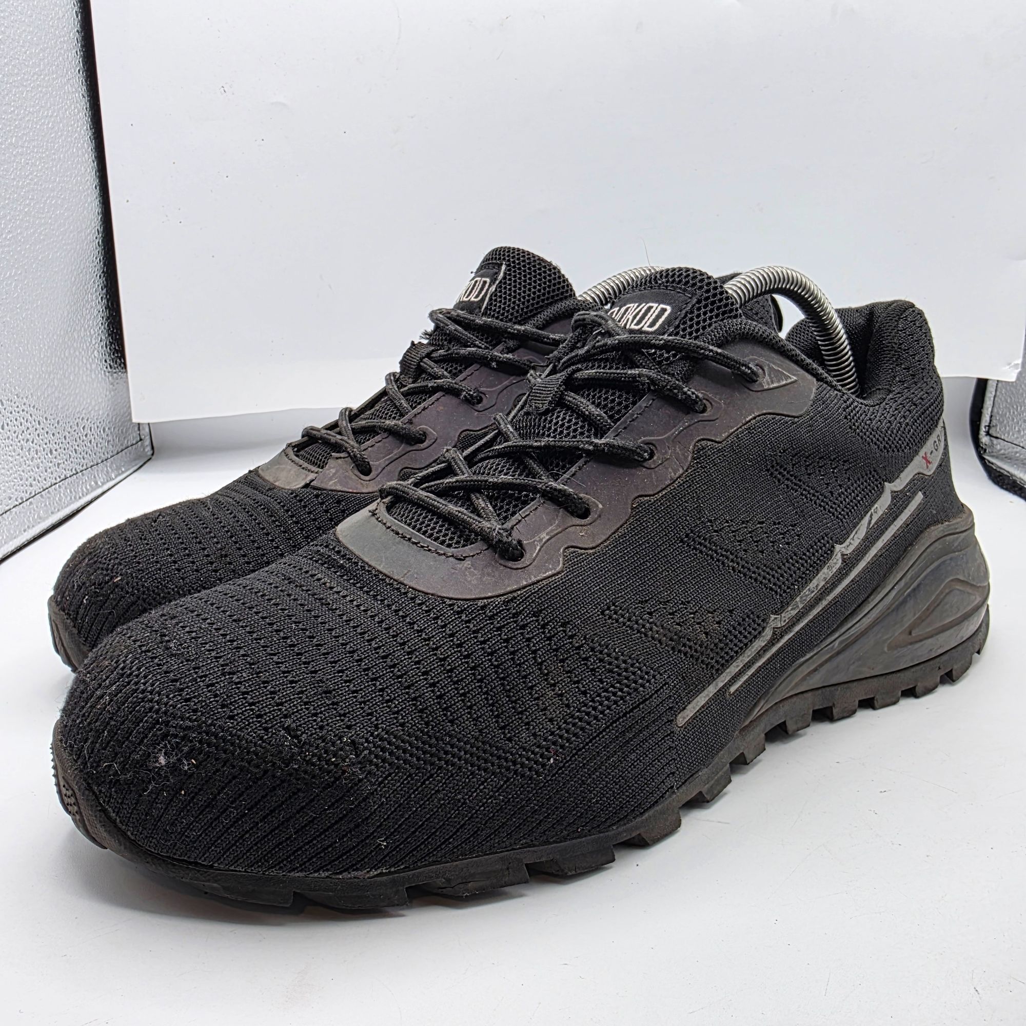 Other SkoKod Mens Size 10.5 Black Steel Toe Safety Shoes Slip Resi Size US 10.5 / EU 43-44 - 4 Thumbnail