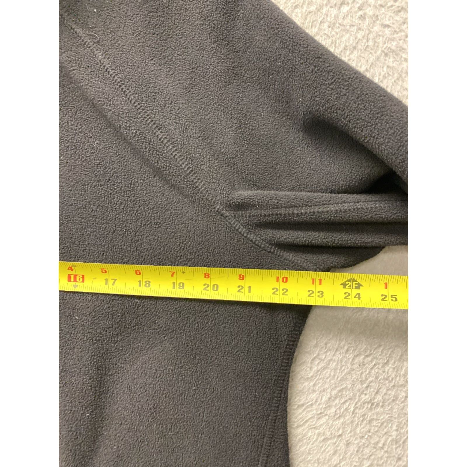 Calvin Klein Calvin Klein Fleece Jacket Hoodie Women XL Black Full Zip with Logo Pockets Activewear Size XL / US 12-14 / IT 48-50 - 6 Thumbnail