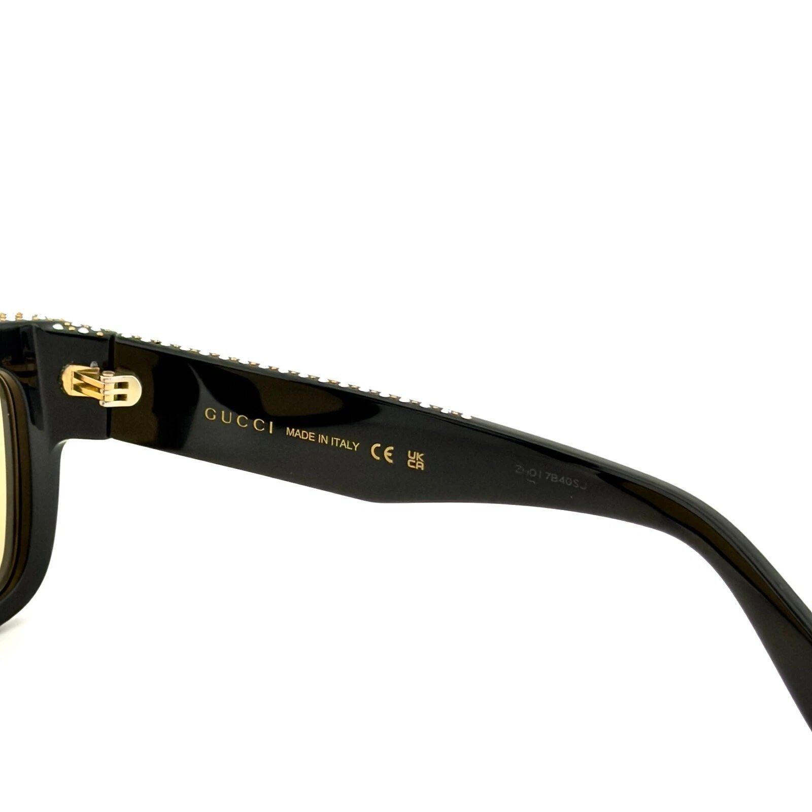 Gucci GUCCI HOLLYWOOD 1461 Black Rim Gg1461S 004 Sunglasses Size ONE SIZE - 6 Thumbnail