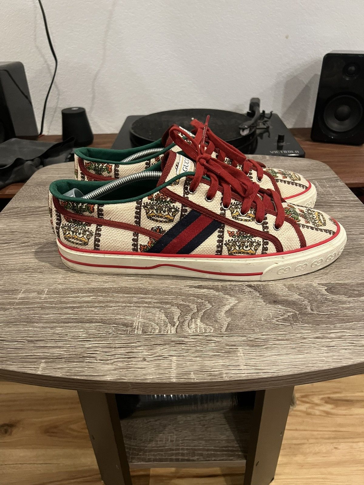 Gucci Gucci Tennis 1977 “Crown Print” Size US 11 / EU 44 - 2 Thumbnail