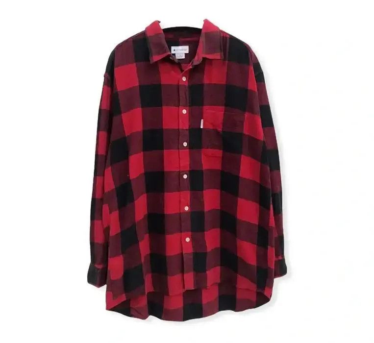 Converse Converse Plaid Tartan Flannel Shirt Size US XL / EU 56 / 4 - 1 Thumbnail