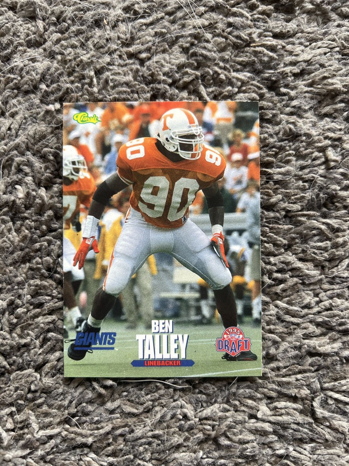 NFL 1995 Classic #46 Ben Talley Card Size ONE SIZE - 1 Thumbnail