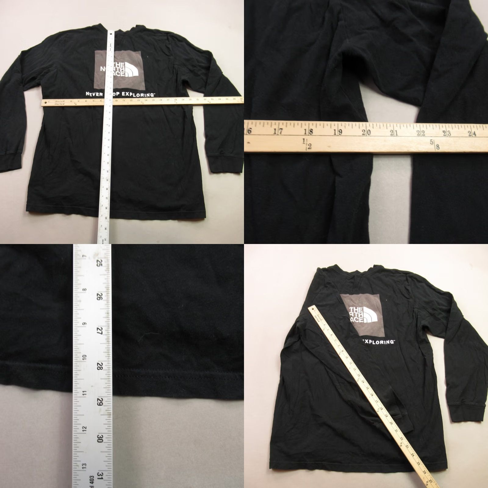The North Face North Face Shirt Mens XL Long Sleeve Crew Neck Pullover Black Size US XL / EU 56 / 4 - 8 Thumbnail