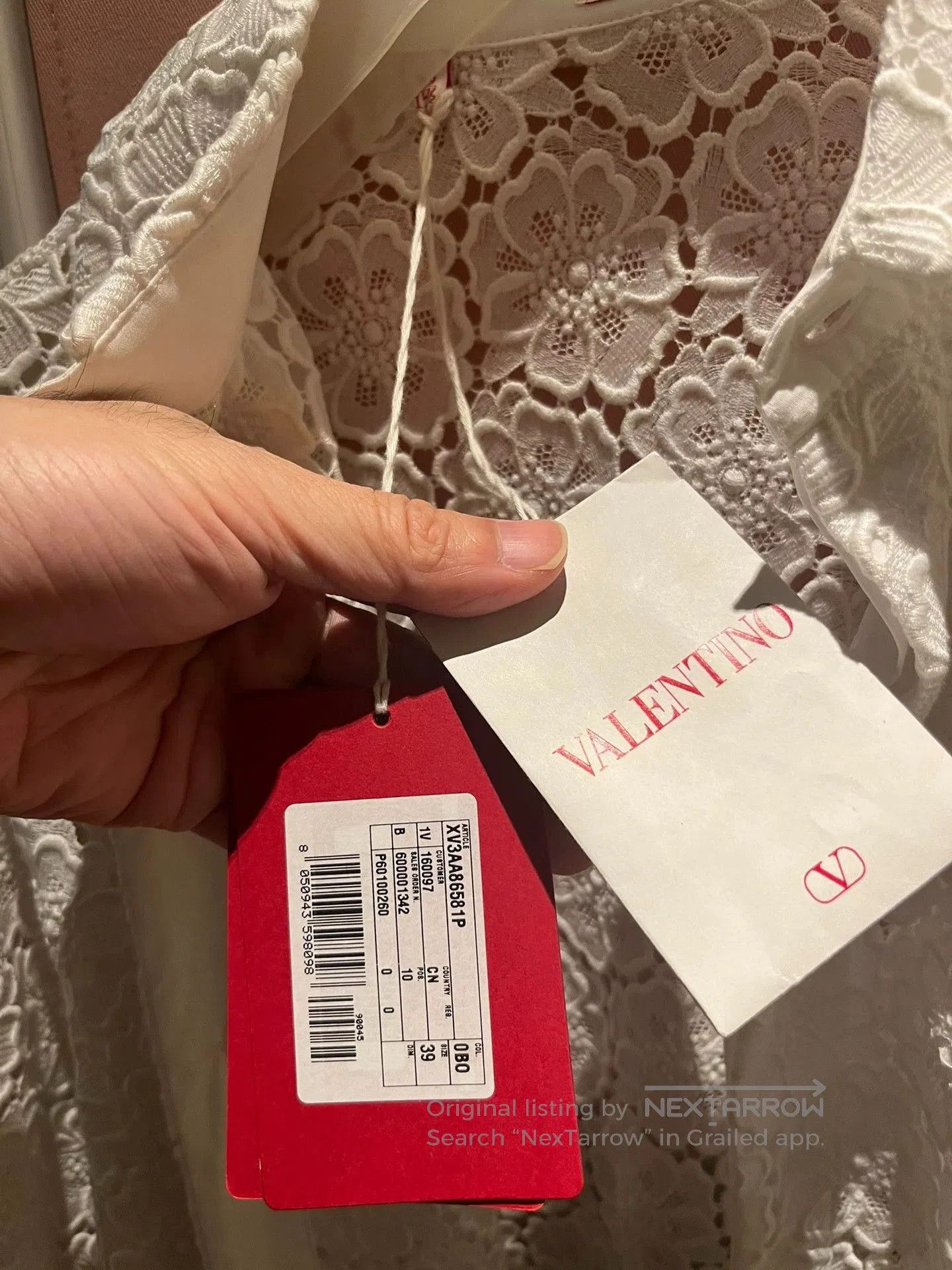 Valentino Valentino White Short Sleeve Lace Shirt. Size US S / EU 44-46 / 1 - 5 Thumbnail