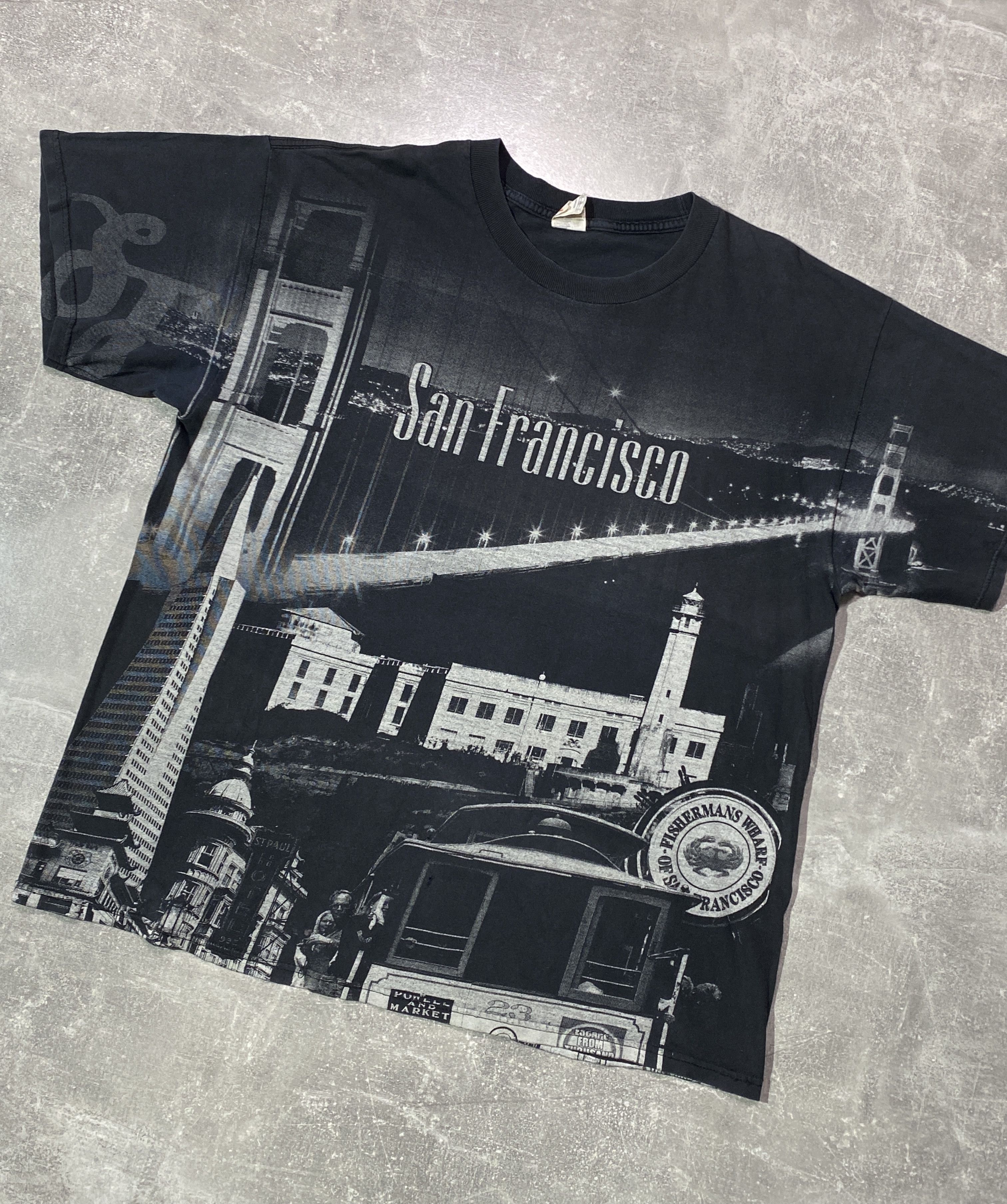 Vintage Vintage 90s San Francisco Retro Tee Size US XL / EU 56 / 4 - 3 Thumbnail