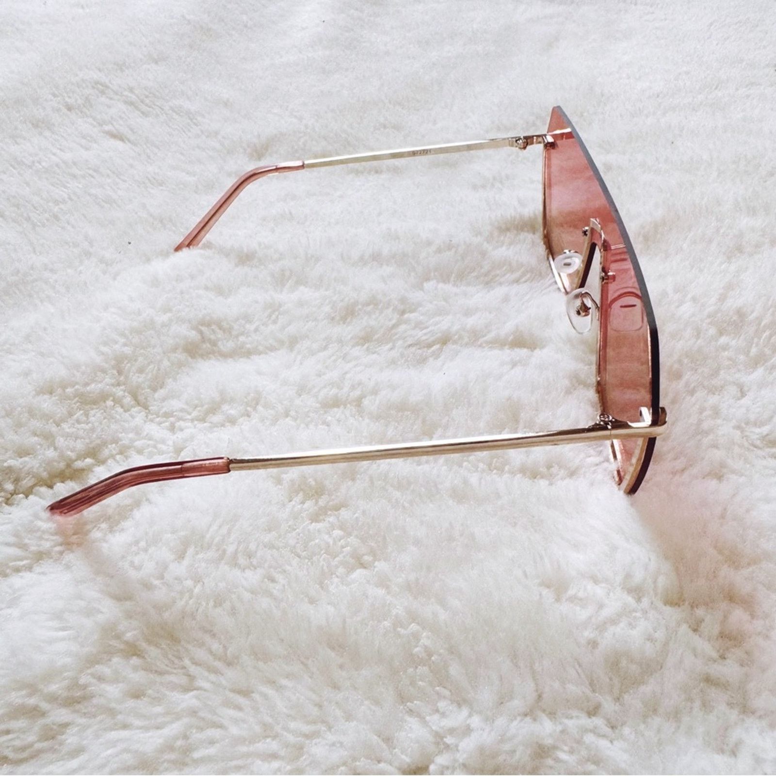 Other Kalia Pink Rimless Sleek Sunglasses Size ONE SIZE - 8 Thumbnail