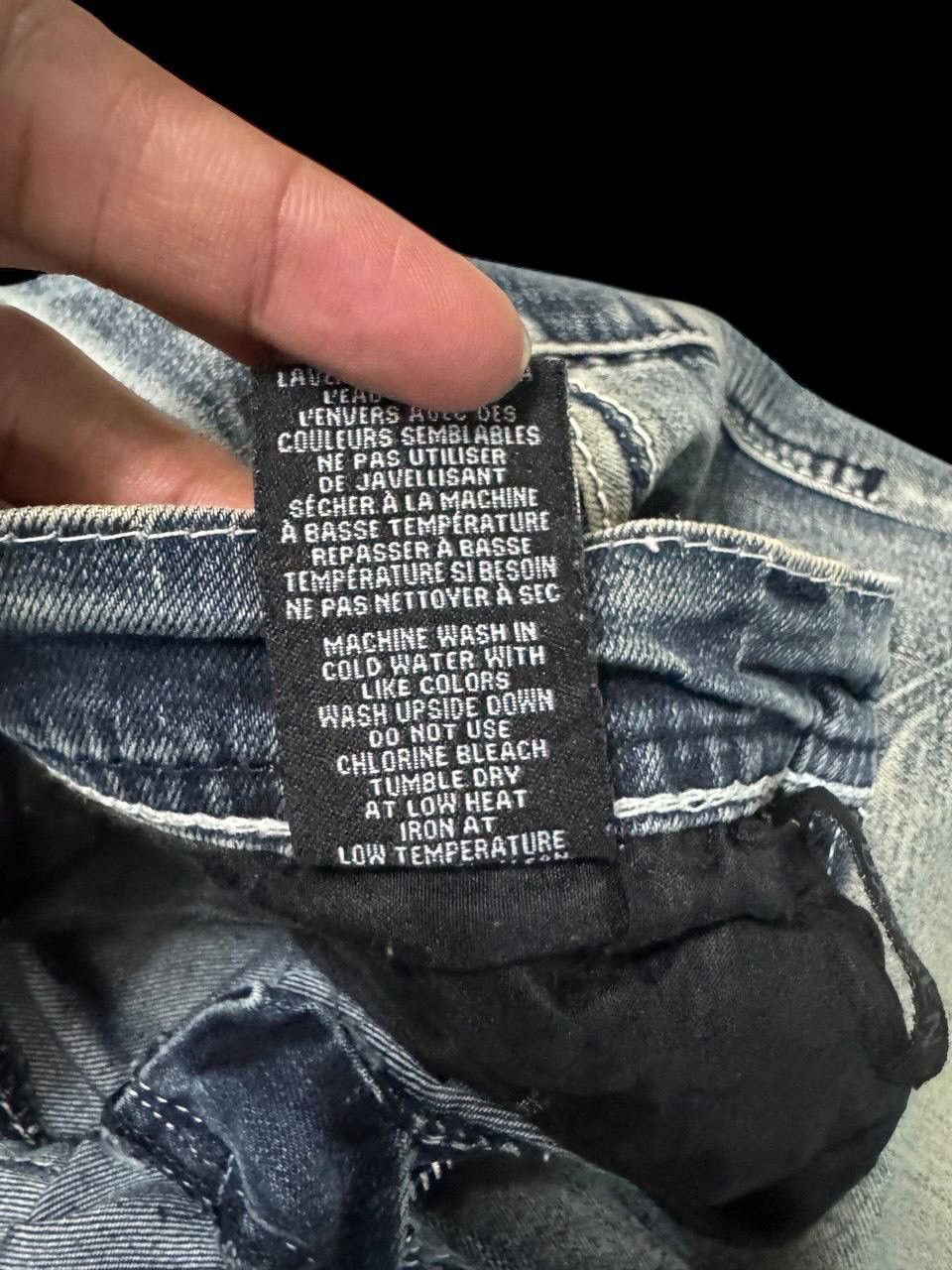 Other Sick 90s Style Oxygen Rusty Mudwash Acid Style Clawmark Jean Size US 31 - 12 Thumbnail