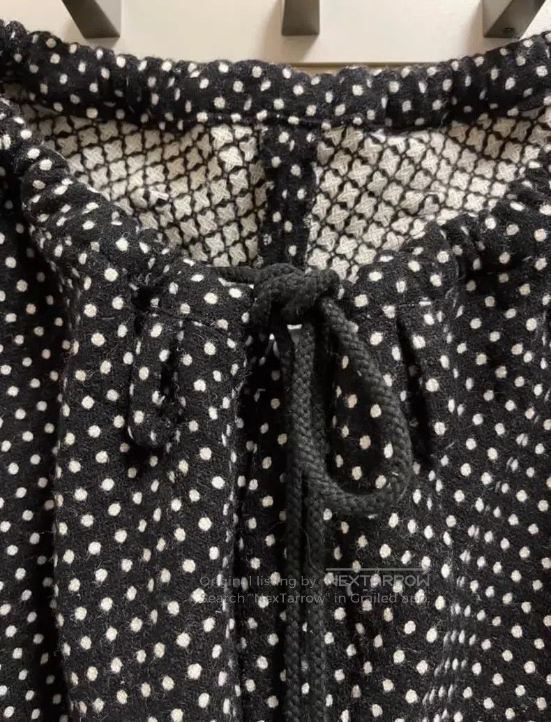 Yohji Yamamoto Yohji Yamamoto size 1 Black and white polka-dot pants Size US 28 / EU 44 - 2 Thumbnail