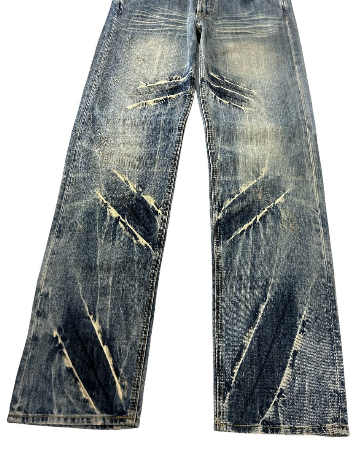 Designer × If Six Was Nine × Japanese Brand Vintage Theoria Rare Thunder Designs Rusty Japan Jeans Size US 30 / EU 46 - 4 Thumbnail