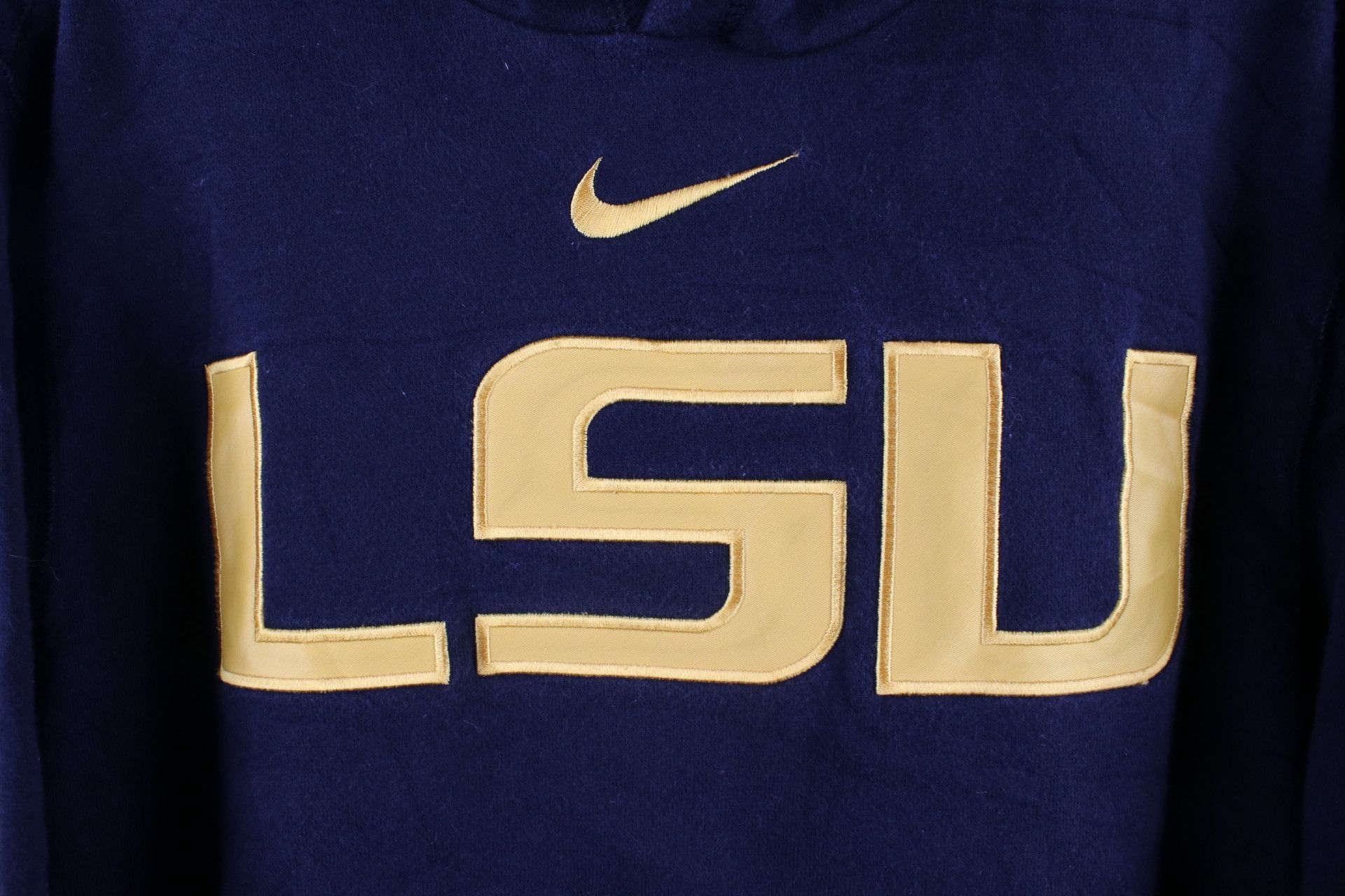 Vintage Vintage Nike Swoosh LSU Louisiana State University Hoodie Size US M / EU 48-50 / 2 - 4 Thumbnail