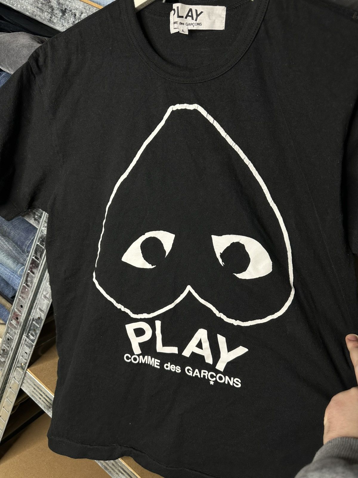 Comme des Garcons PLAY Comme des Garcons PLAY Heart Logo Japan T-Shirt Mens Size L Size US L / EU 52-54 / 3 - 8 Thumbnail
