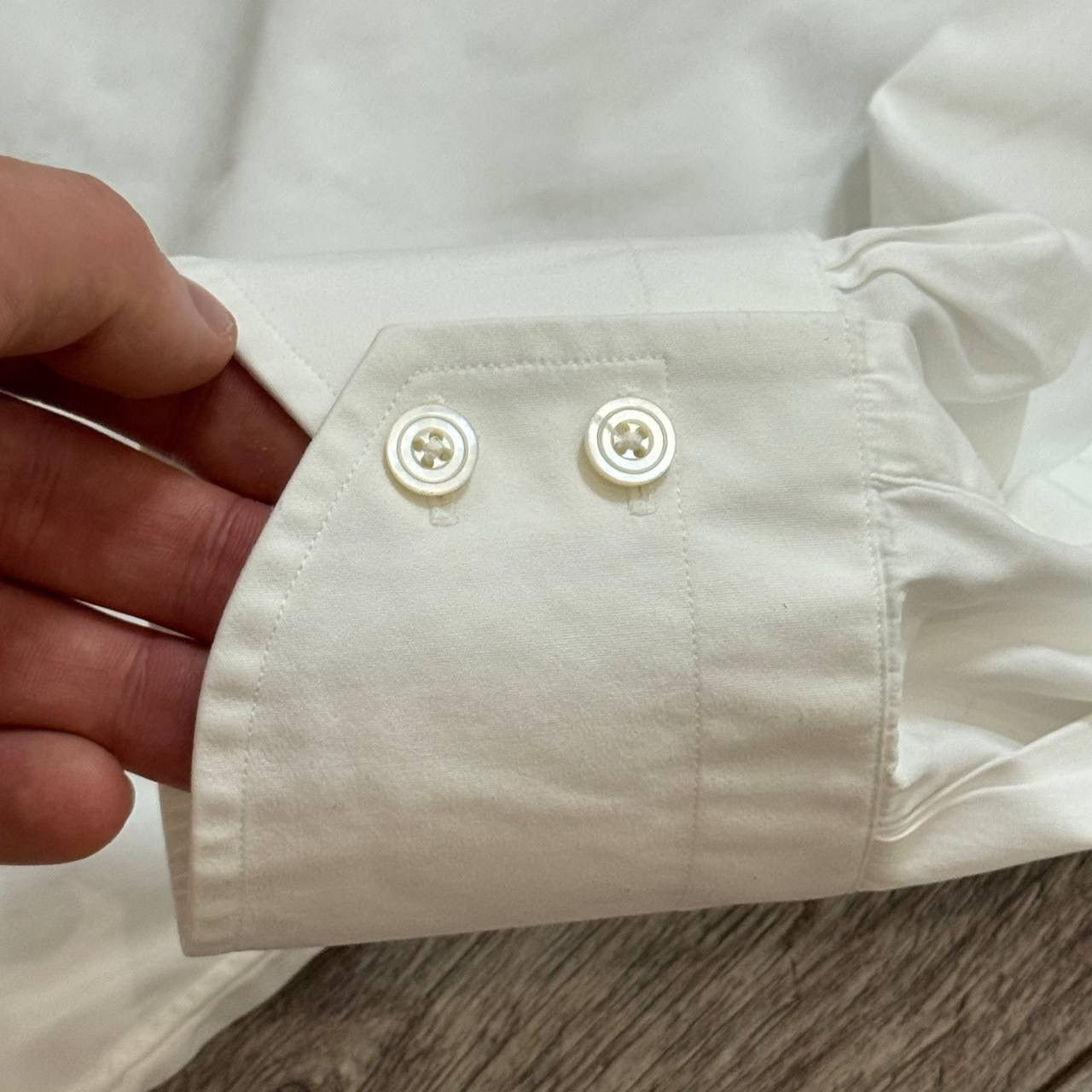Tom Ford Vintage Tom Ford White Shirt Size US XL / EU 56 / 4 - 4 Thumbnail