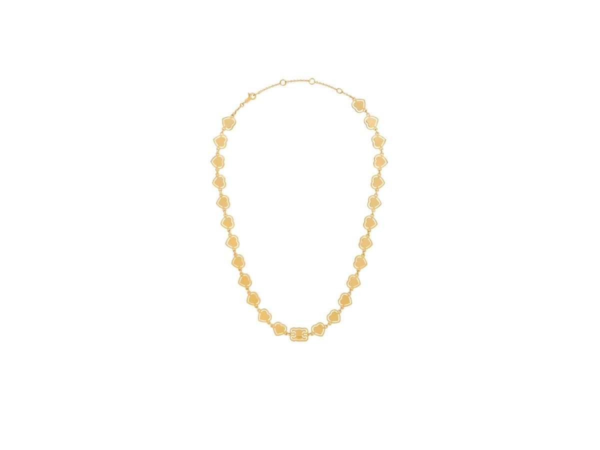 Celine o1loc1c0226 Size :OS/Ceur Celine Necklace in Golden Size ONE SIZE - 1 Thumbnail