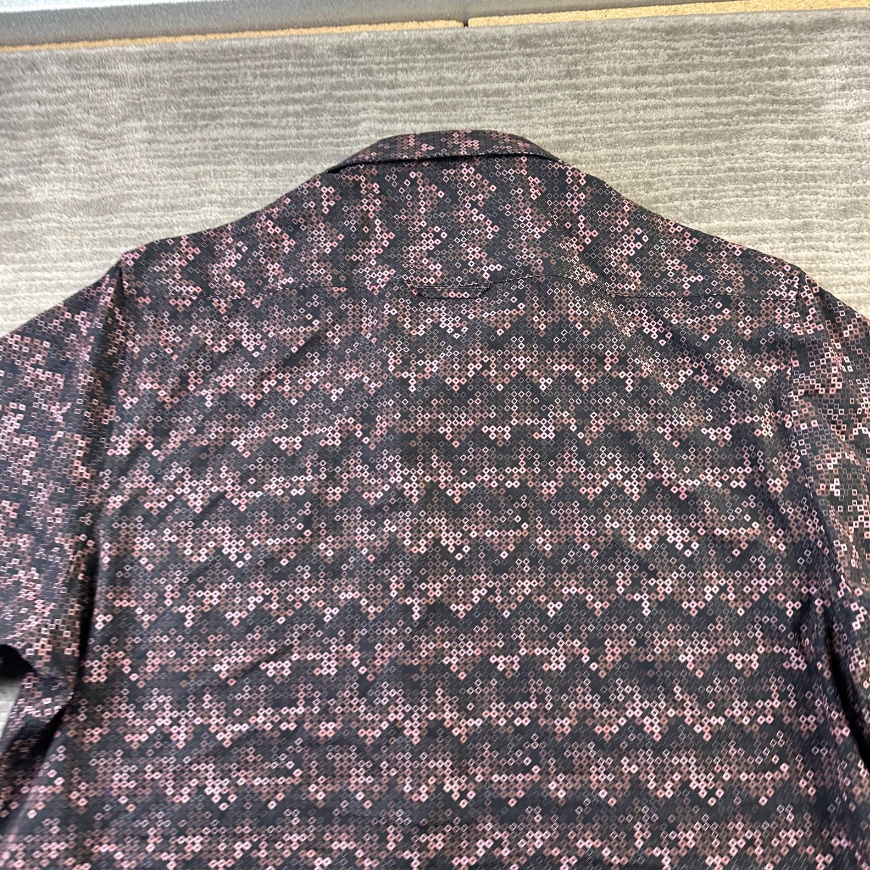 Vintage 7 Diamonds Shirt Mens Extra Large 4 Way Stretch Button Up Geometric Size US XL / EU 56 / 4 - 6 Thumbnail